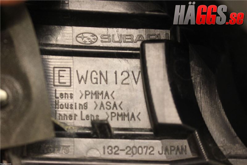 Subaru OUTBACK 10-15 Bakljus Lucka Hö