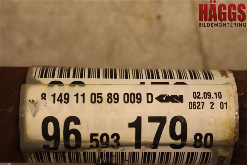 Peugeot 207 Drivaxel Fram Höger