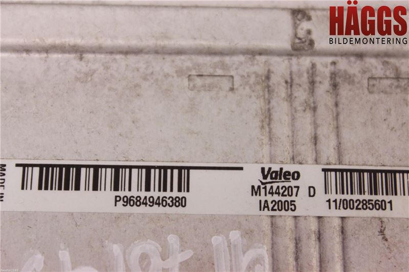 Peugeot 508 11-18 Laddluft-Intercooler Kyl