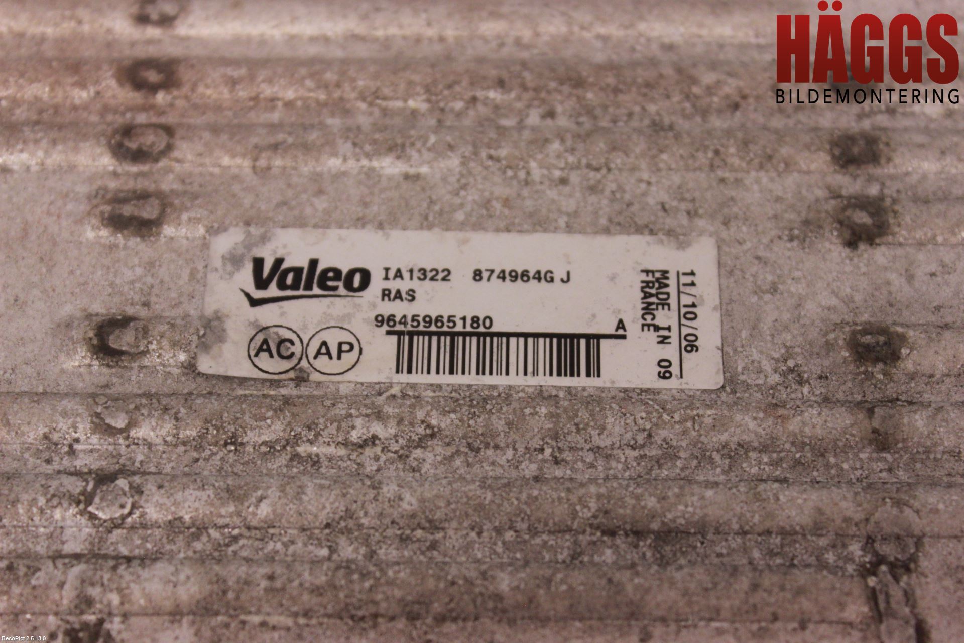 Peugeot PARTNER   03-08 Laddluft-Intercooler Kyl