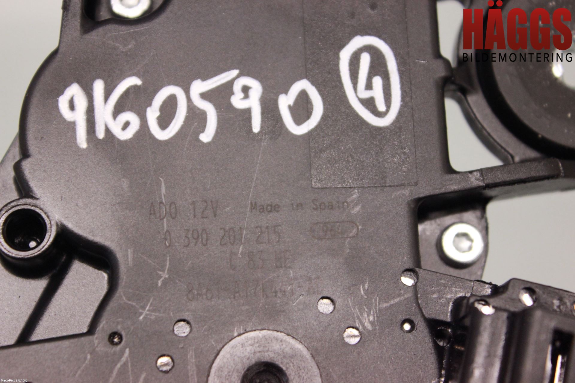 Ford FIESTA 09-12 Torkarmotor Baklucka