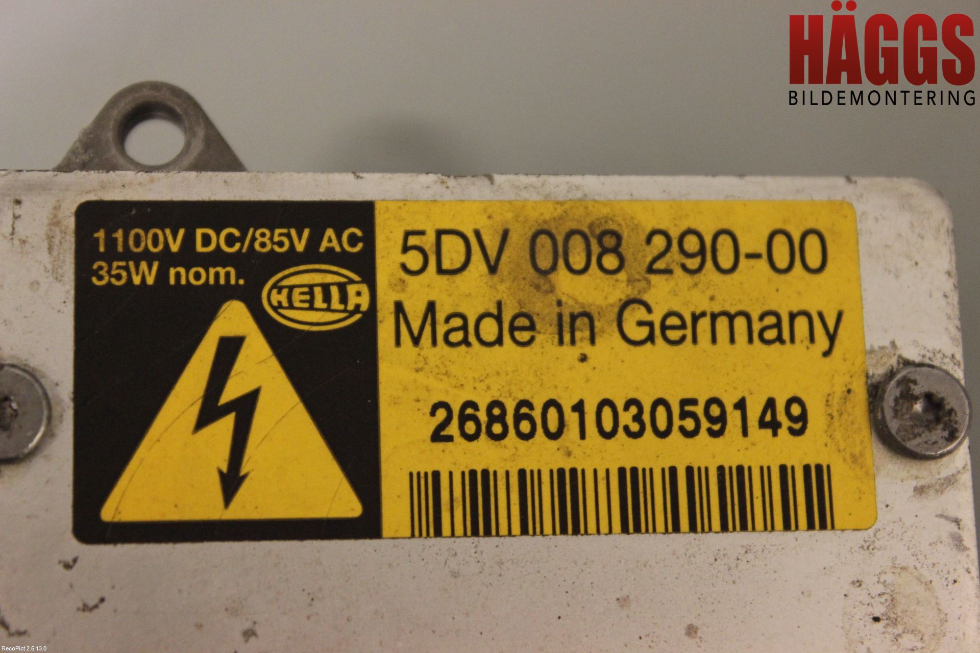 Audi A6/S6     05-11 Styrenhet Strålkastare