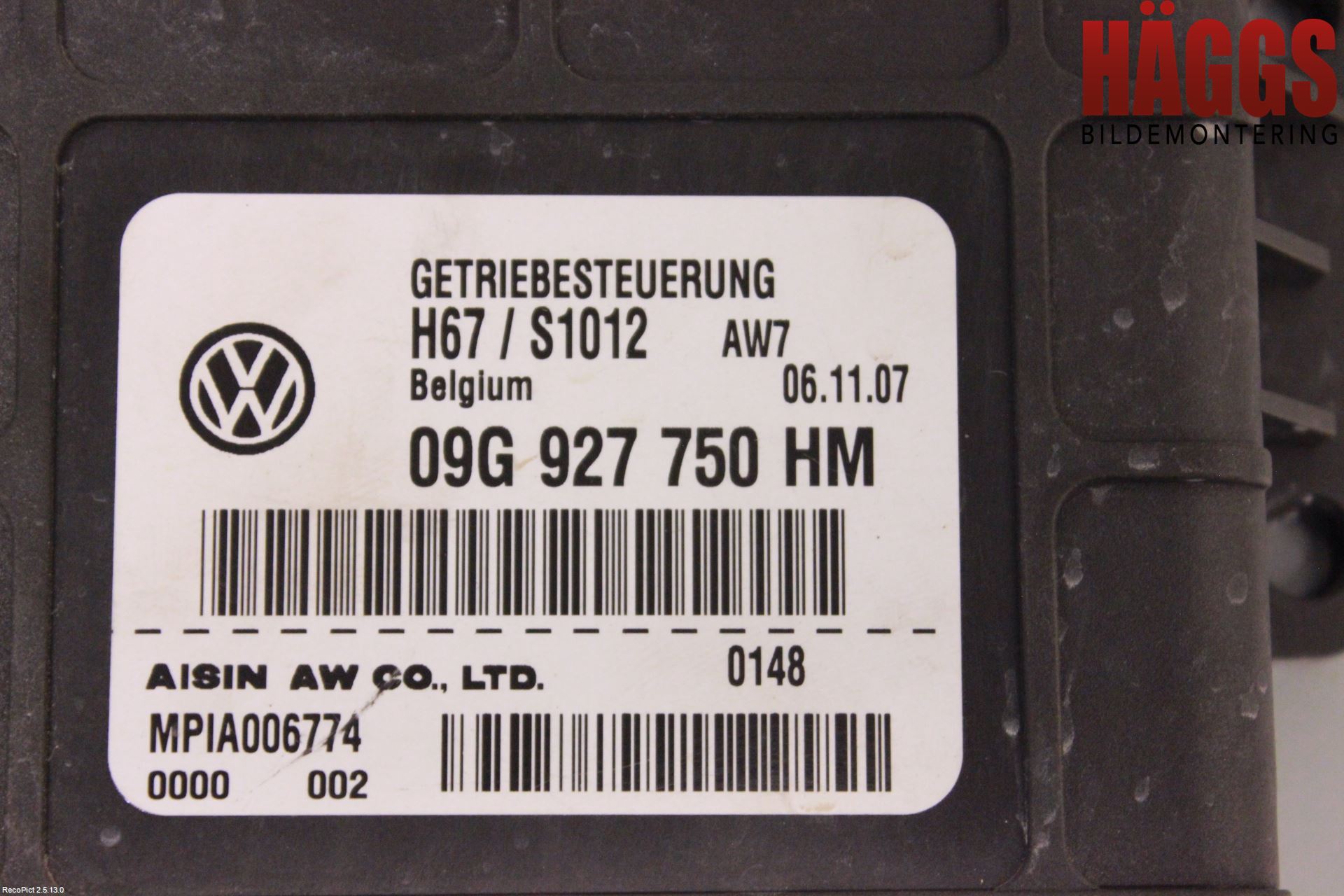 Skoda FABIA 07-14 Styrenhet Växellåda