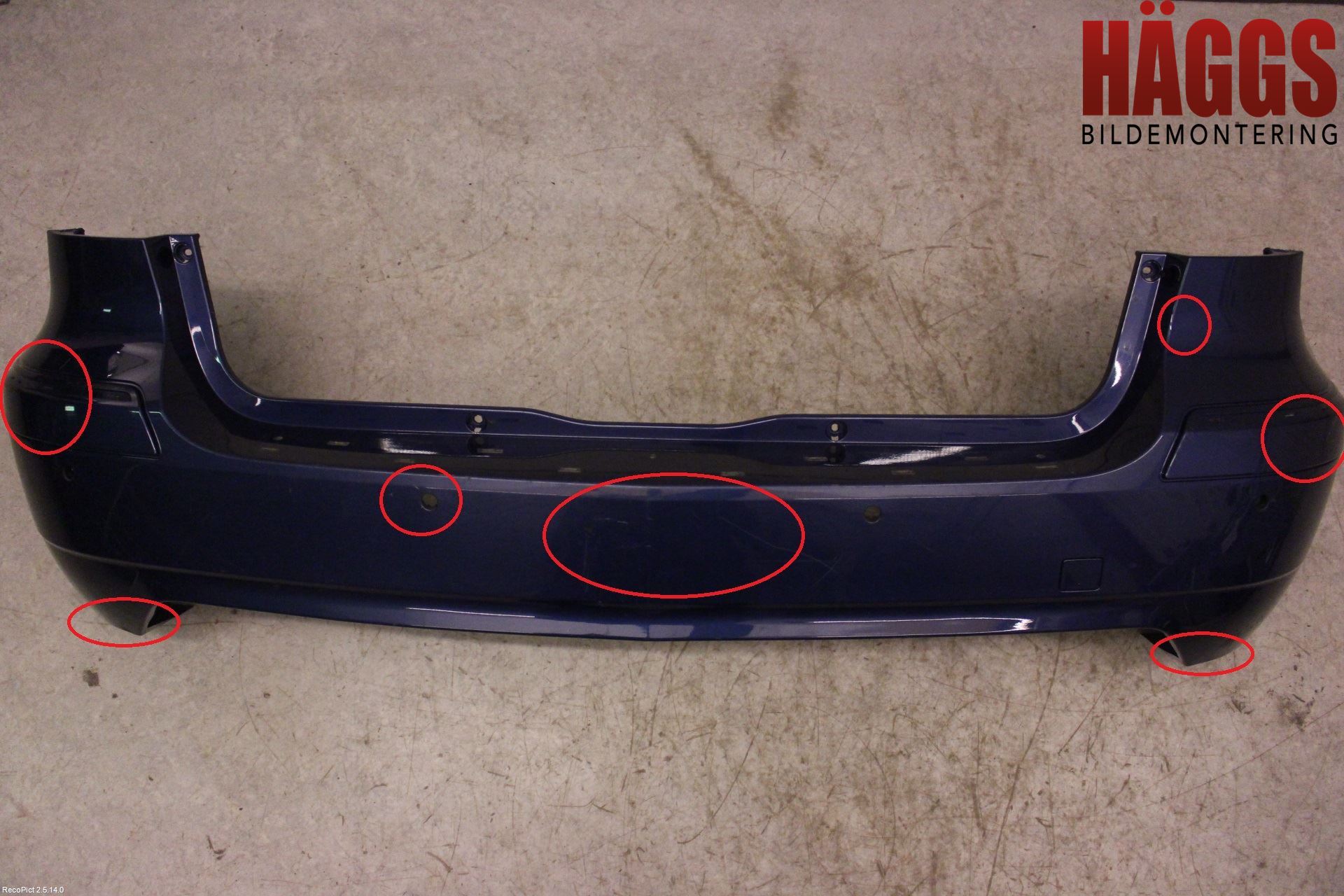Mercedes-Benz MB B-KLASS (W245) 05-12 Stötfångarbeklädnad Bak