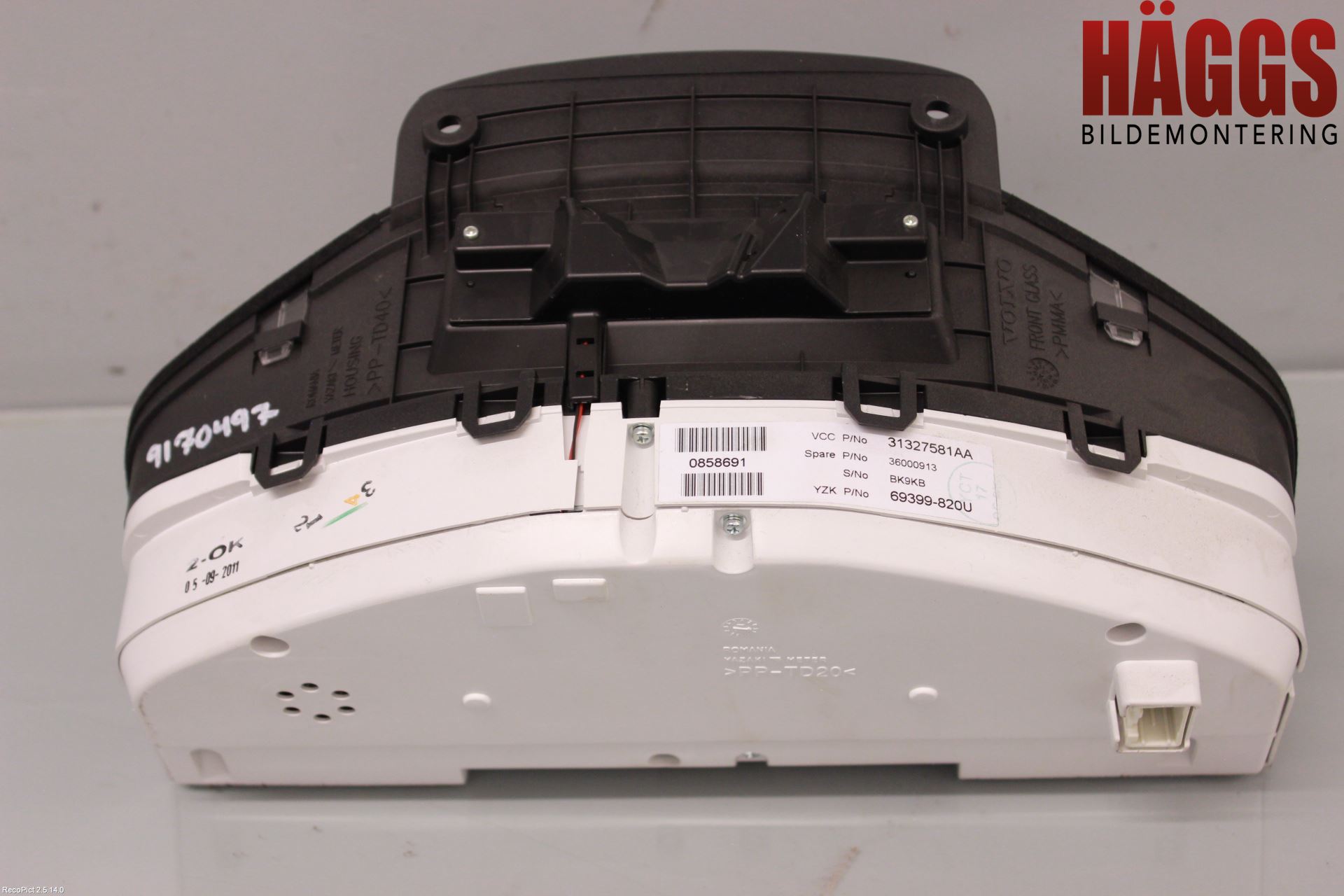 Volvo V60 11-13 Instrument Komb