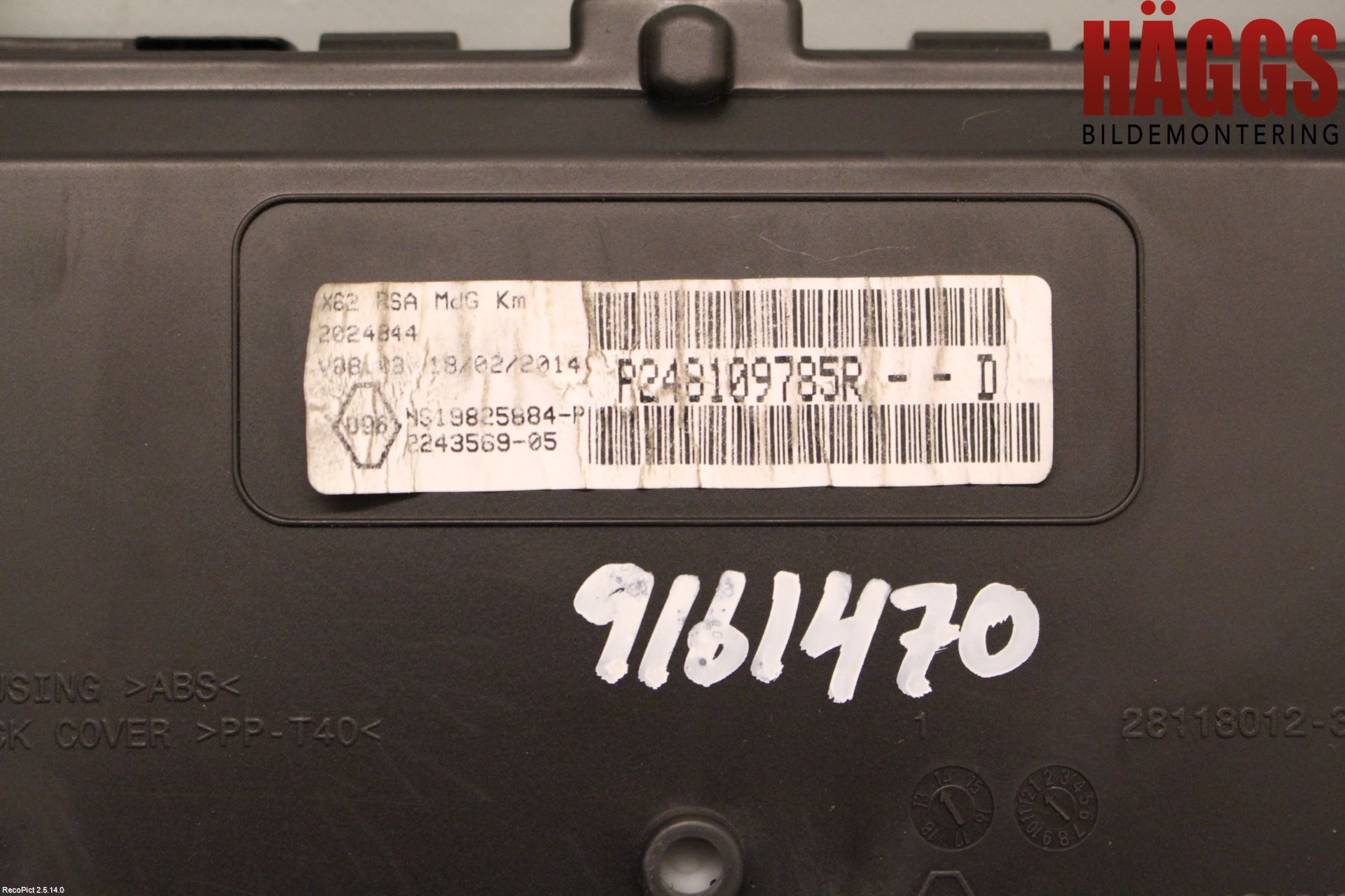 Renault MASTER III  10-14 Instrument Komb