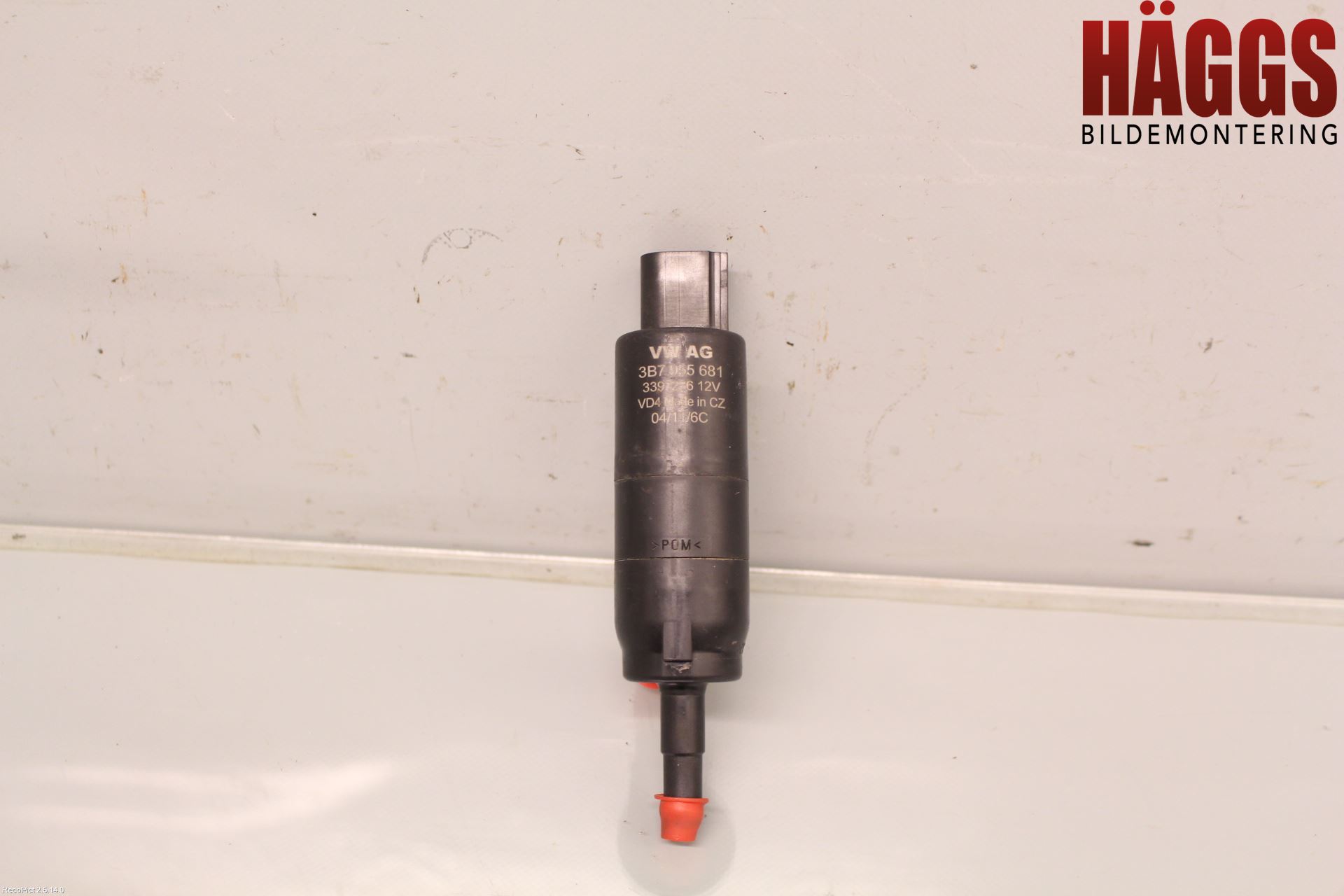 Volkswagen VW GOLF VI 09-13 Spolarpump Högtryck