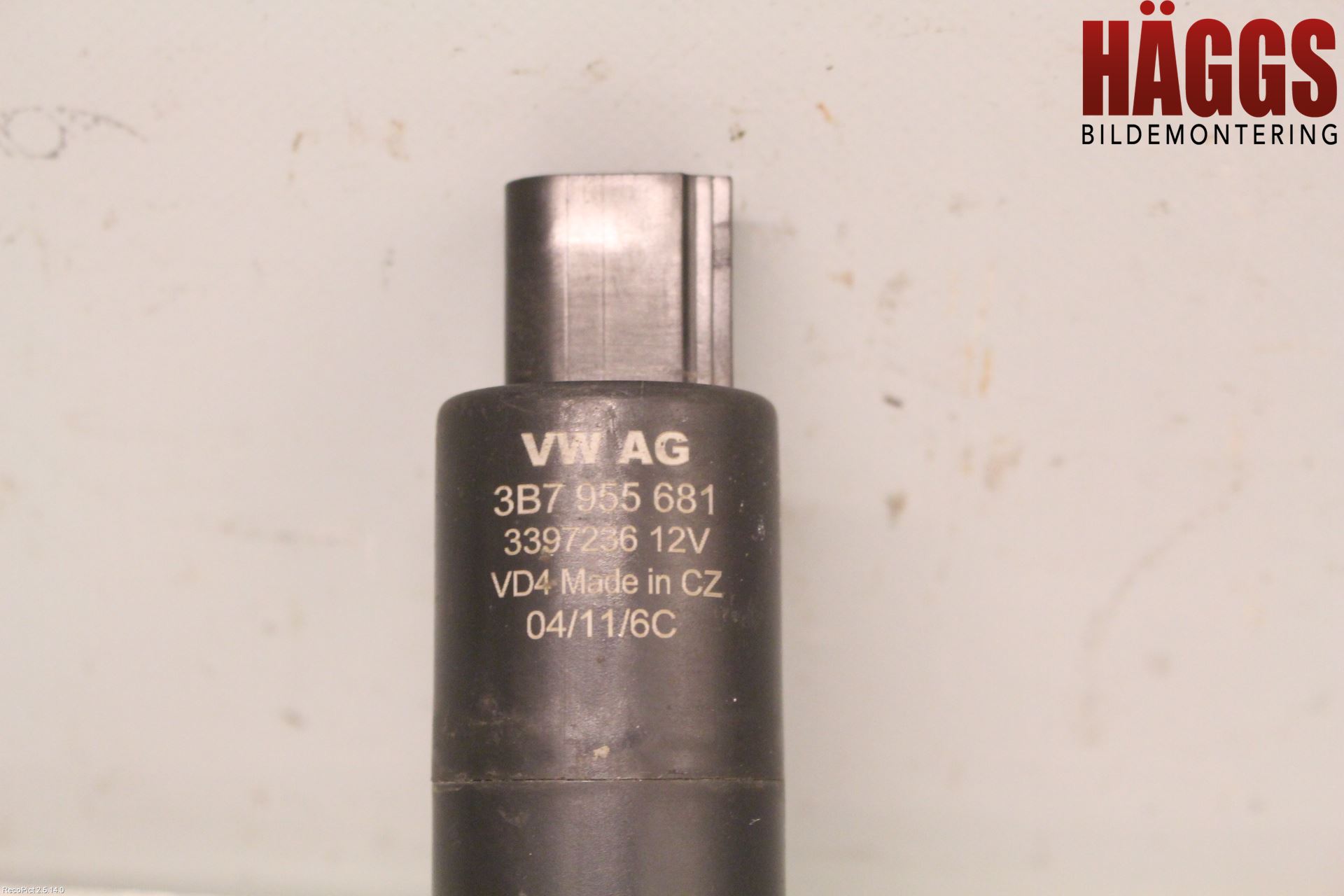 Volkswagen VW GOLF VI 09-13 Spolarpump Högtryck