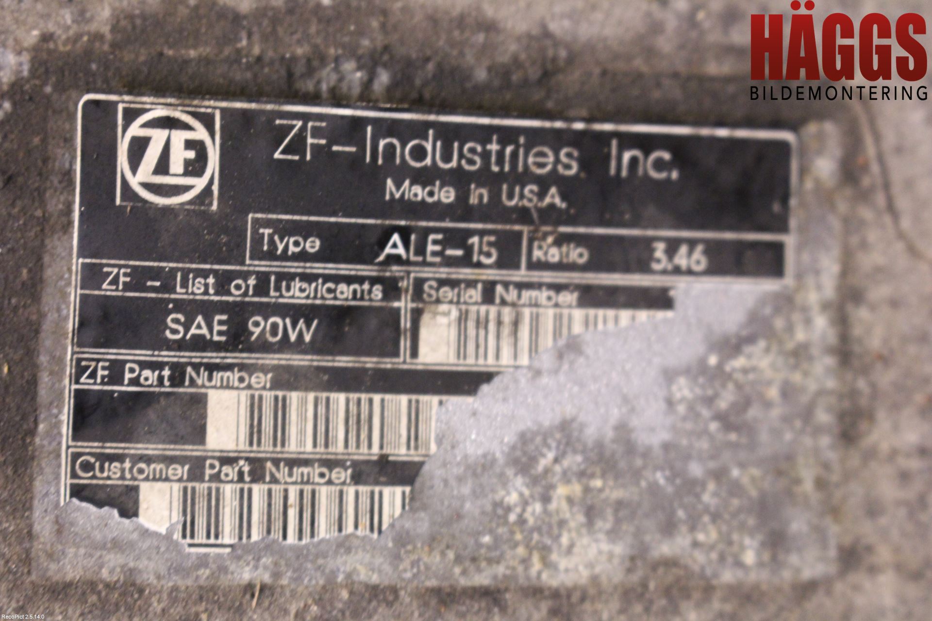 Mercedes-Benz MB ML (W163) 97-05 Framvagn Diffrential
