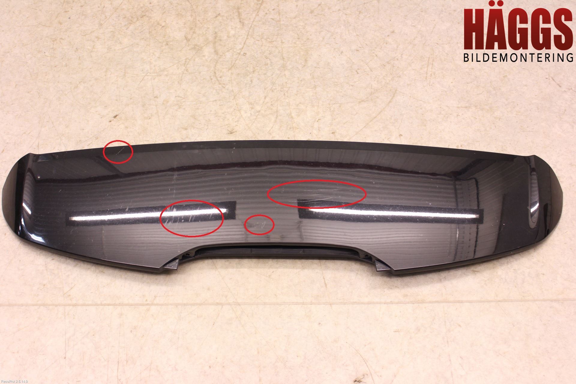 Volvo V60 11-13 Spoiler Baklucka