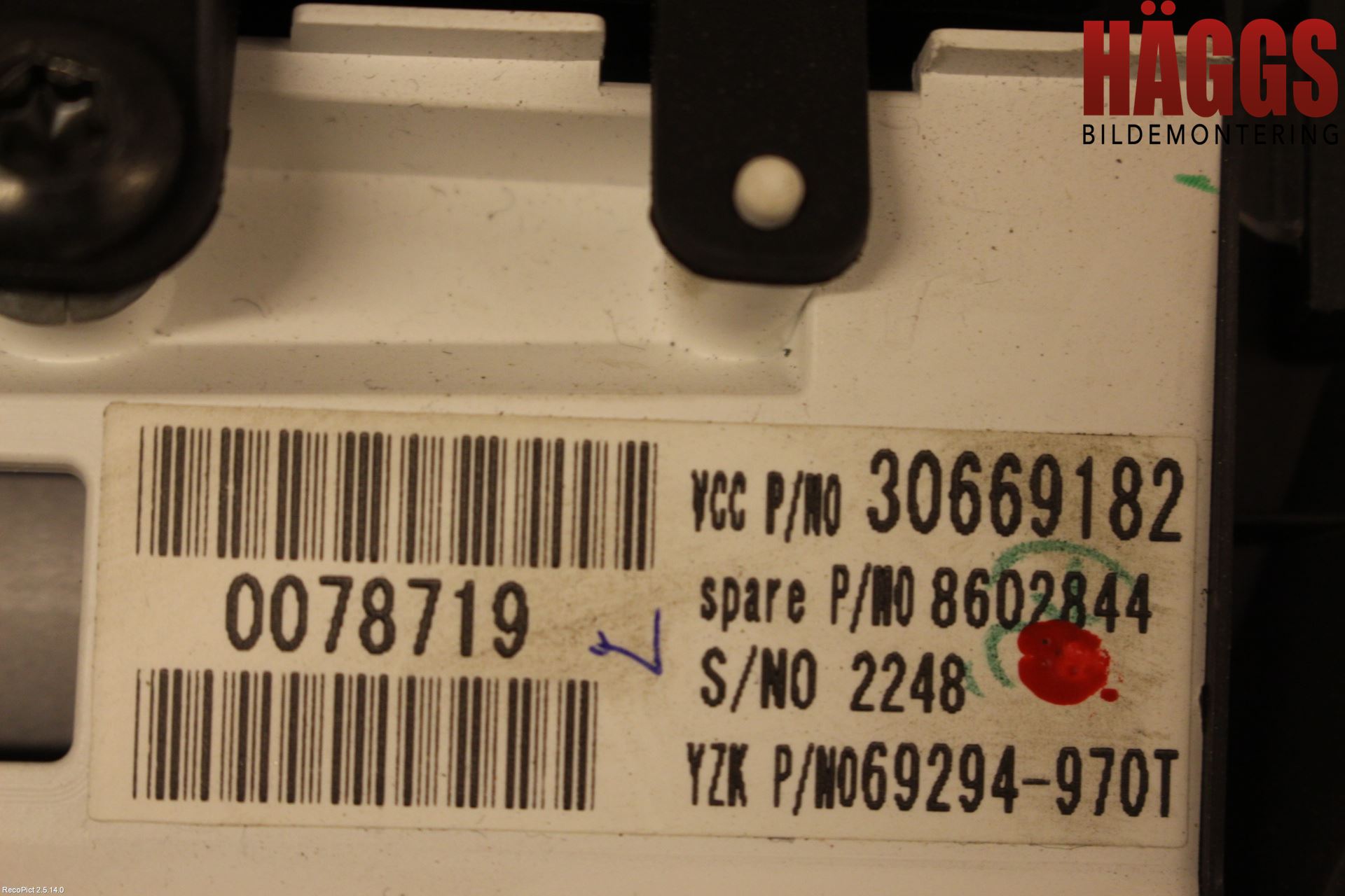 Volvo V50 04-07 Instrument Komb