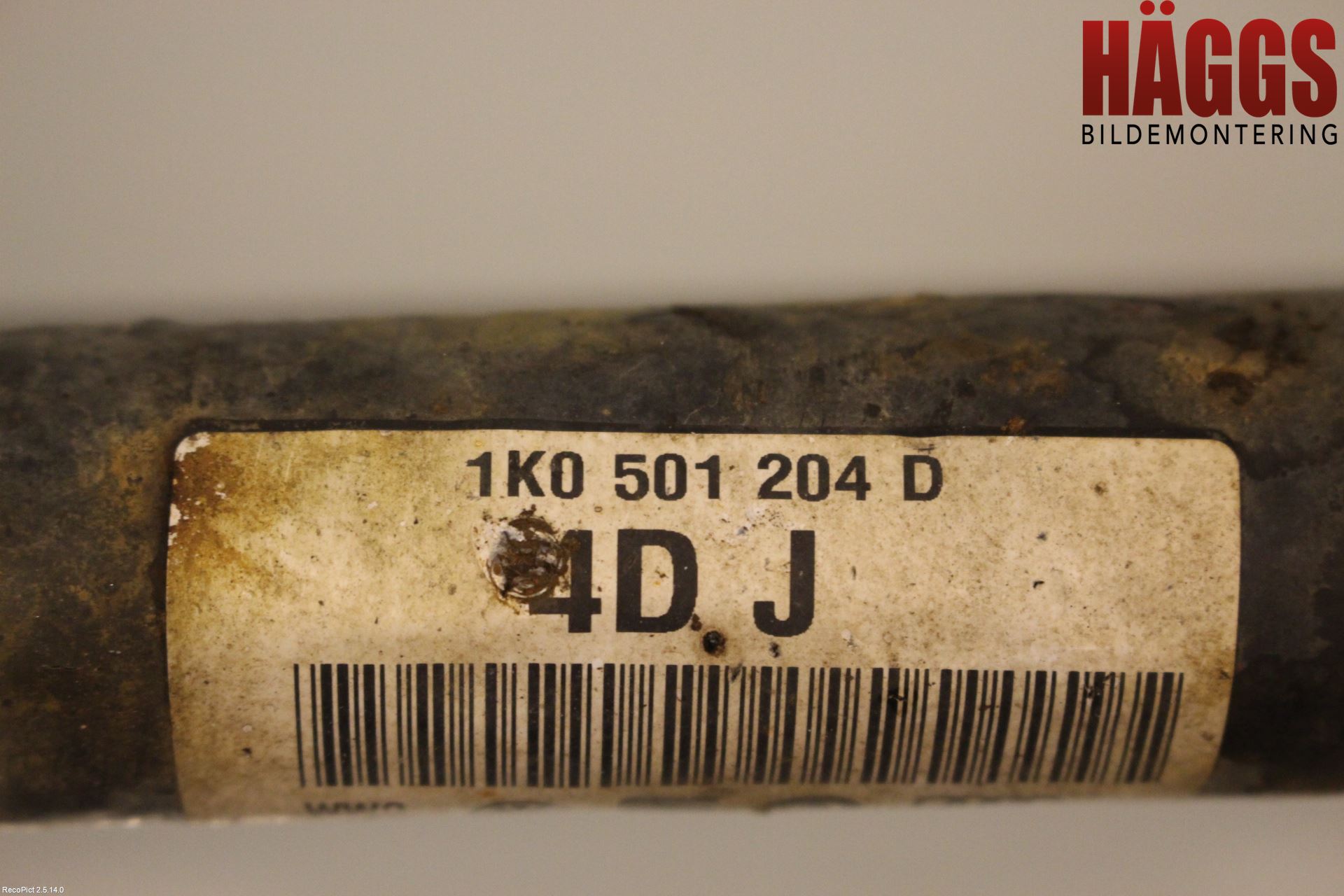 Skoda OCTAVIA (1Z) 05-13 Drivaxel Bak Höger