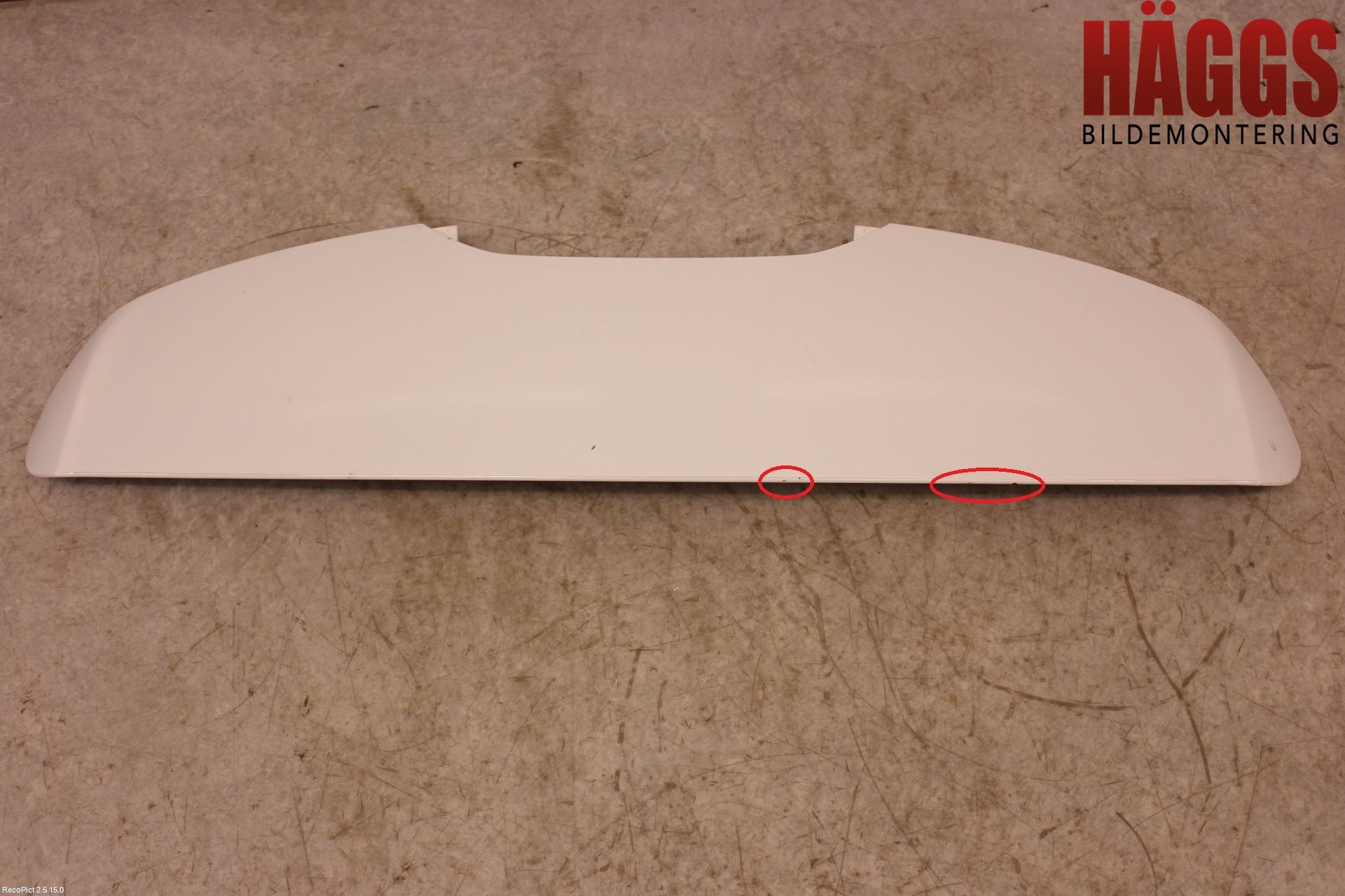 Volvo V60 11-13 Spoiler Baklucka