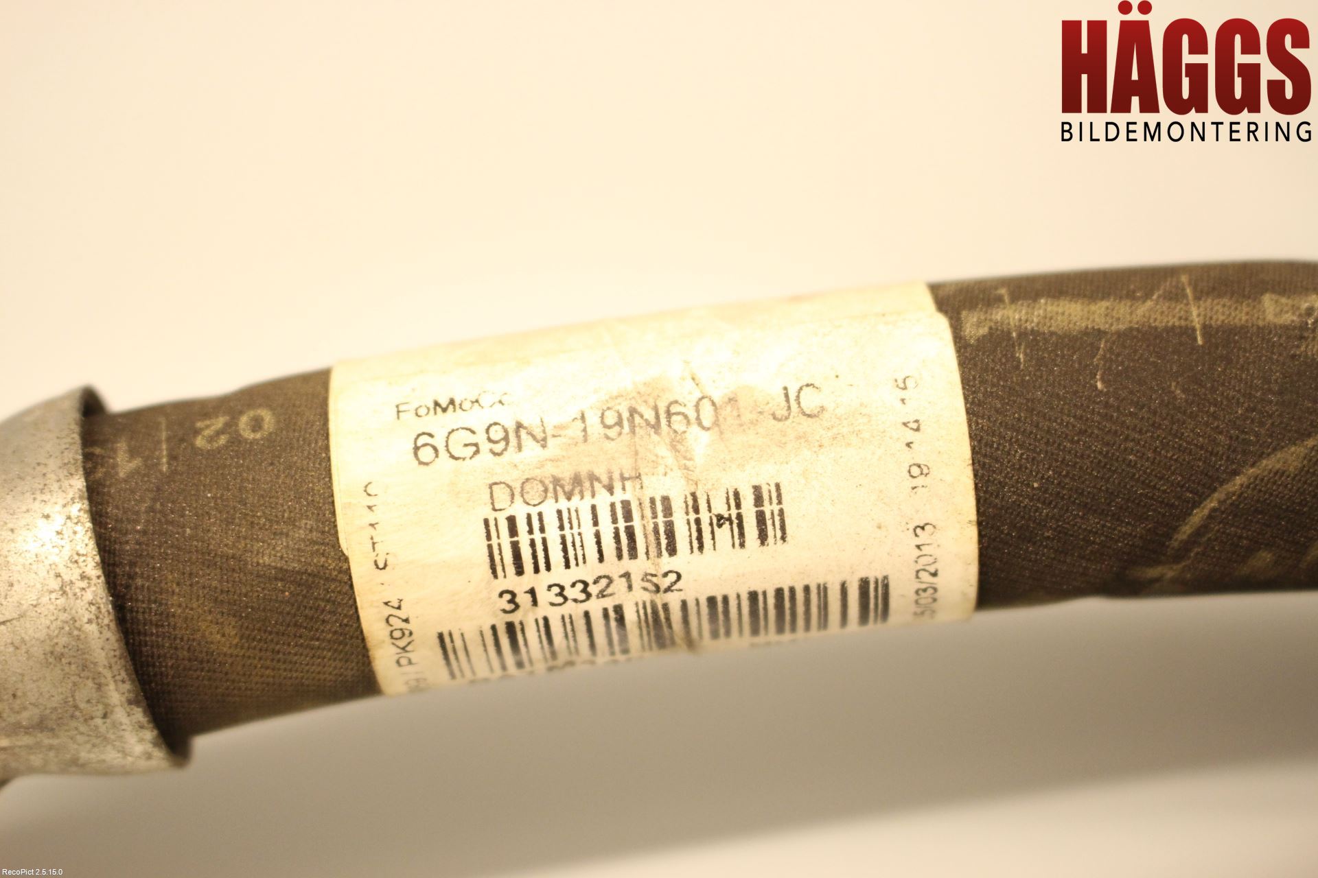 Volvo V60 11-13 Ac Slang-Rör