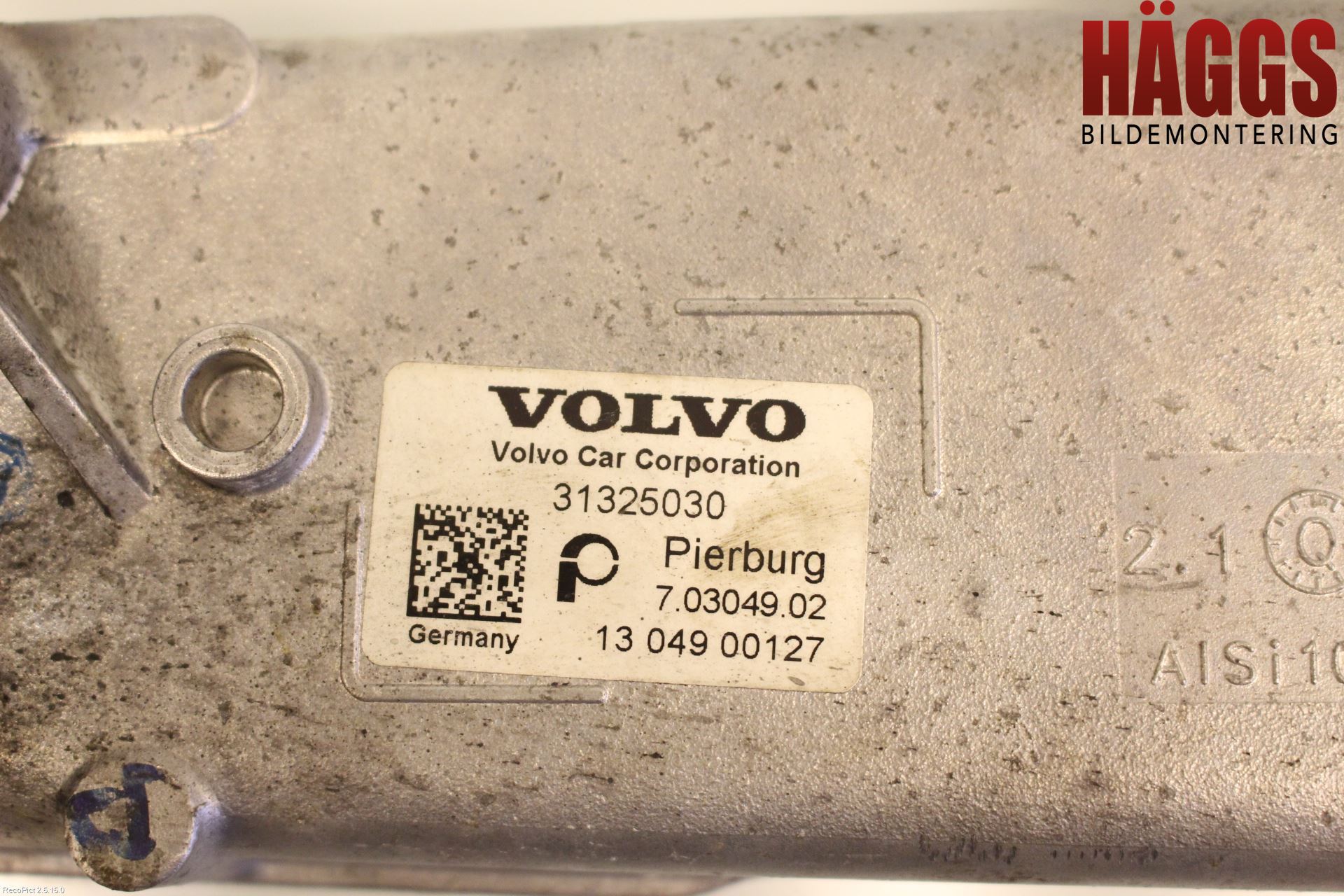 Volvo XC60 09-13 Avgaskylare