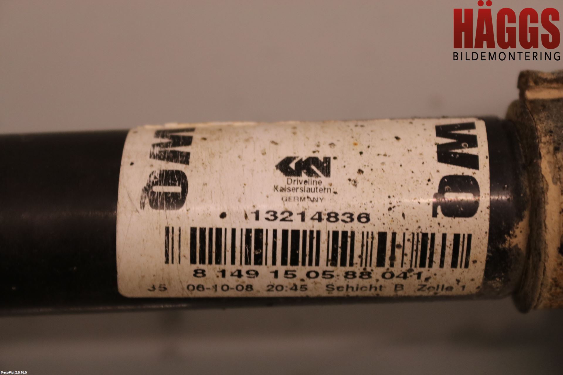 Opel ASTRA H 04-12 Drivaxel Fram Vänster