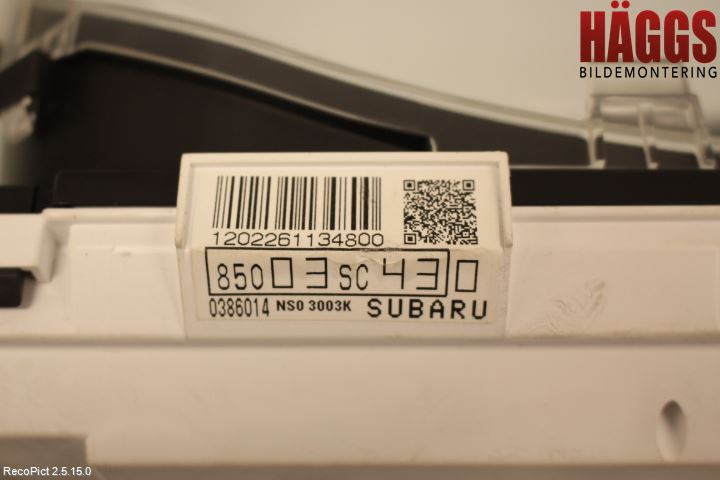 Subaru FORESTER SH  08-13 Instrument Komb
