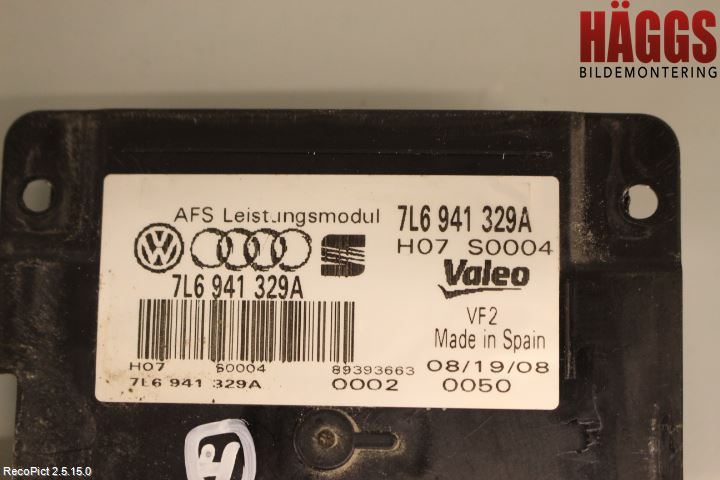 Volkswagen VW PASSAT 05-11 Styrenhet Strålkastare