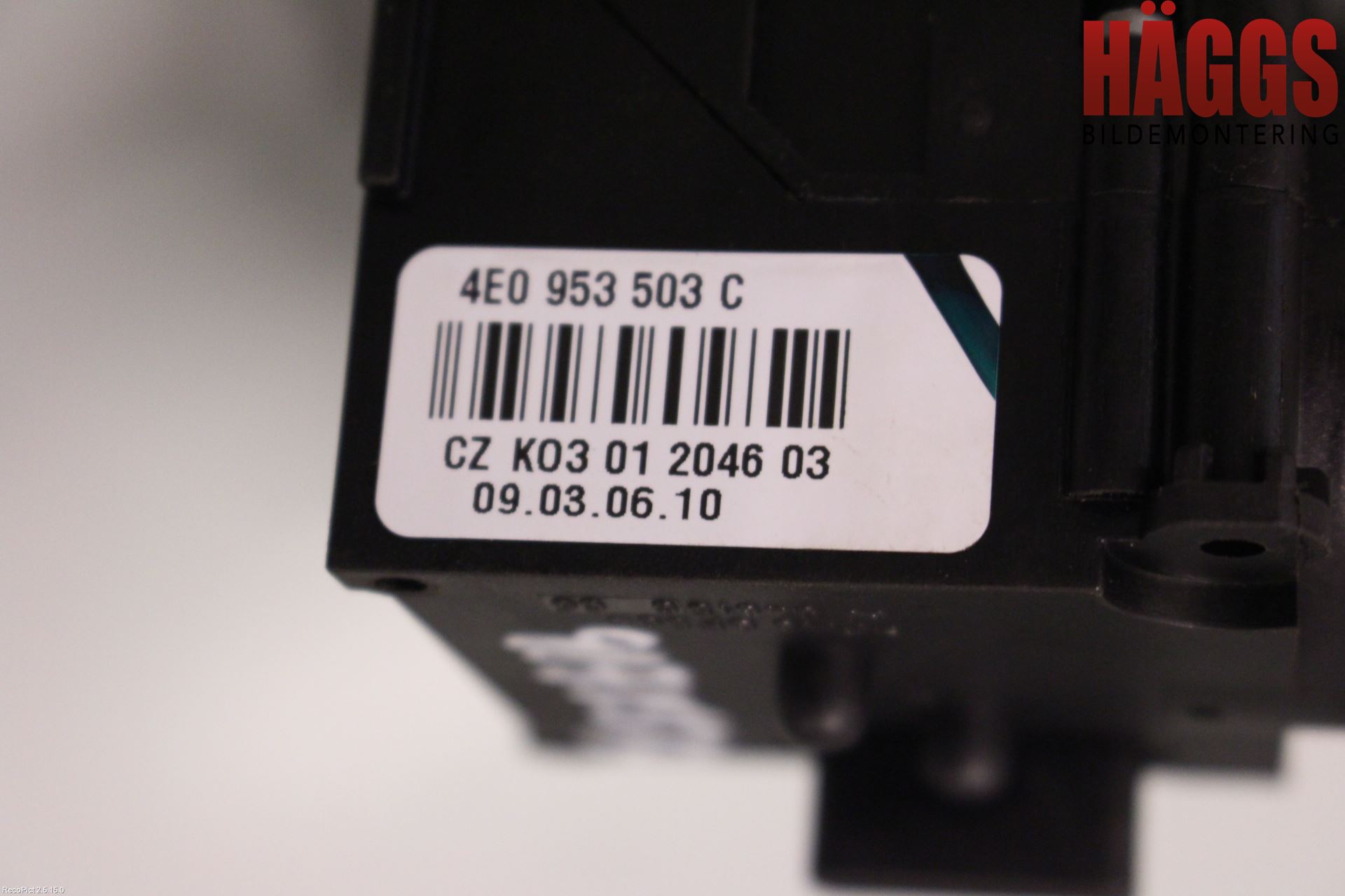 Audi A4/S4 05-07 Spak Torkar-Spolomk