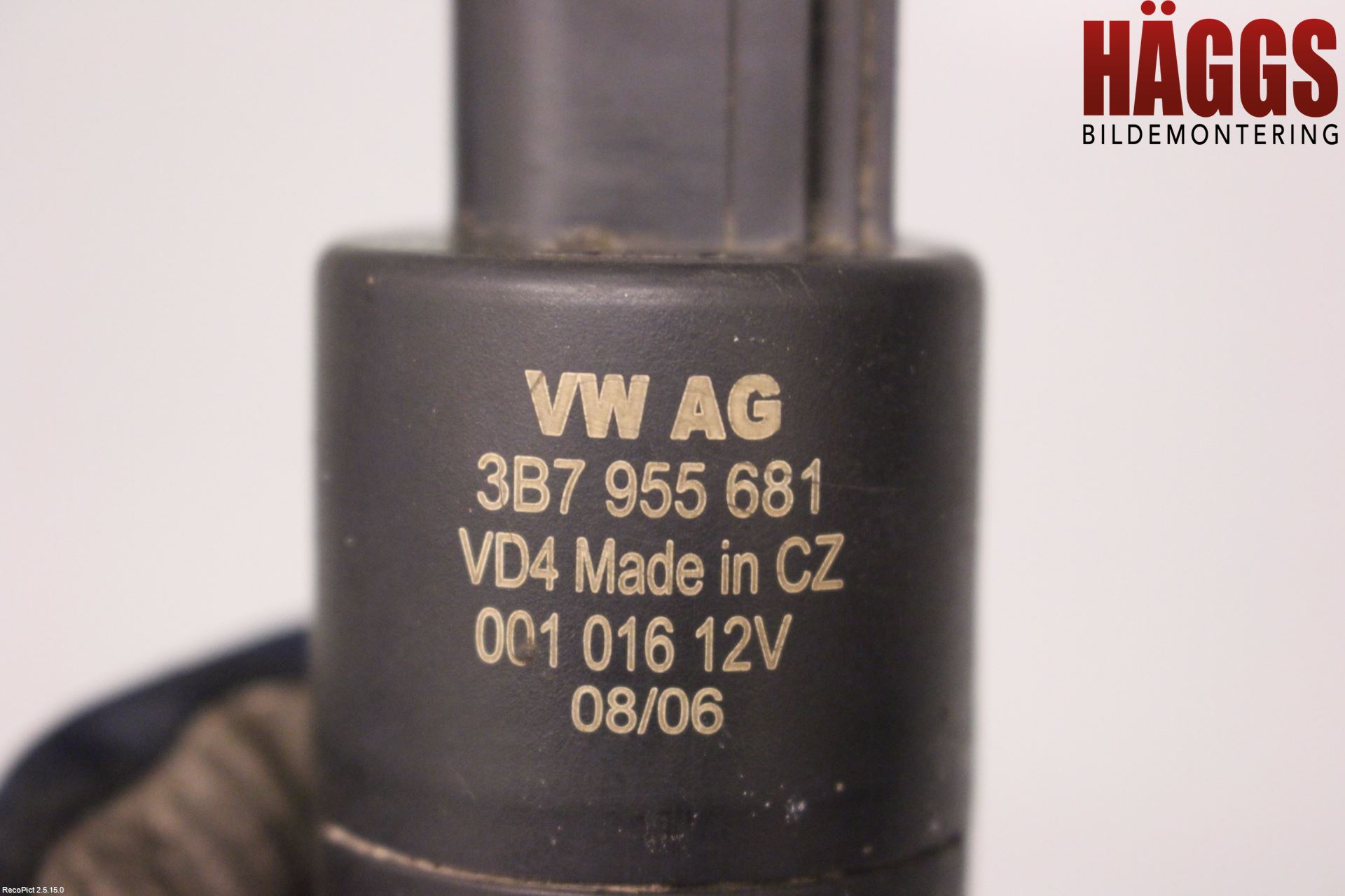 Audi A4/S4 05-07 Spolarpump Högtryck