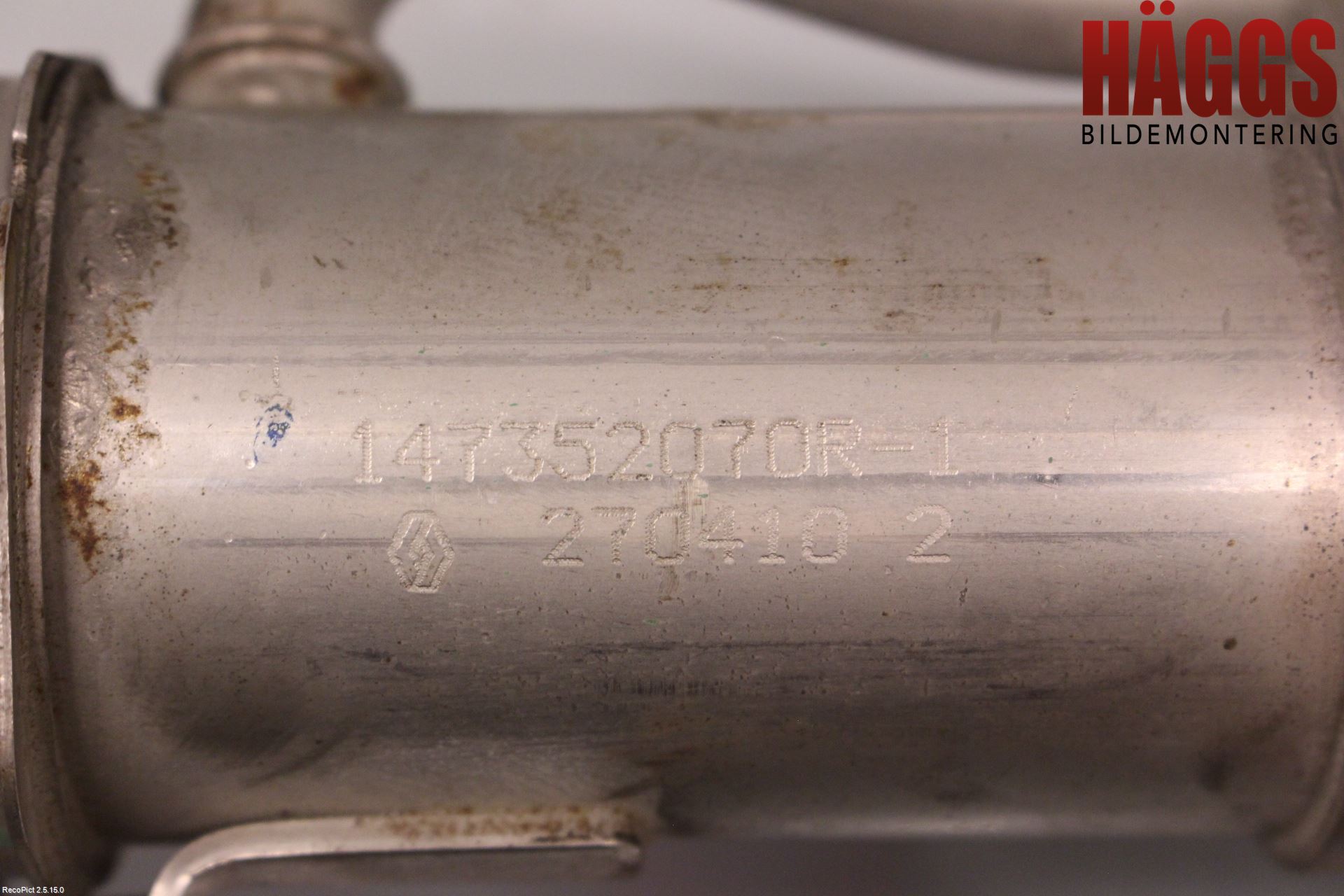 Renault KANGOO II 08-14 Avgaskylare