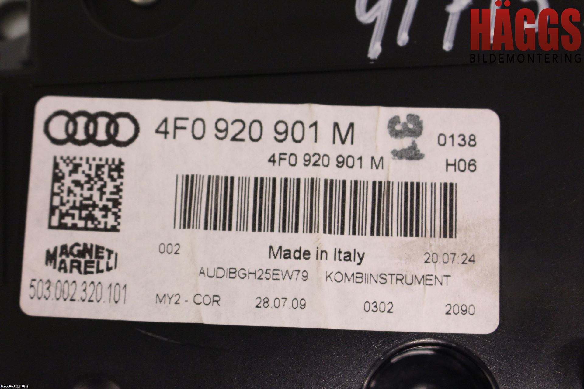 Audi A6/S6     05-11 Instrument Komb