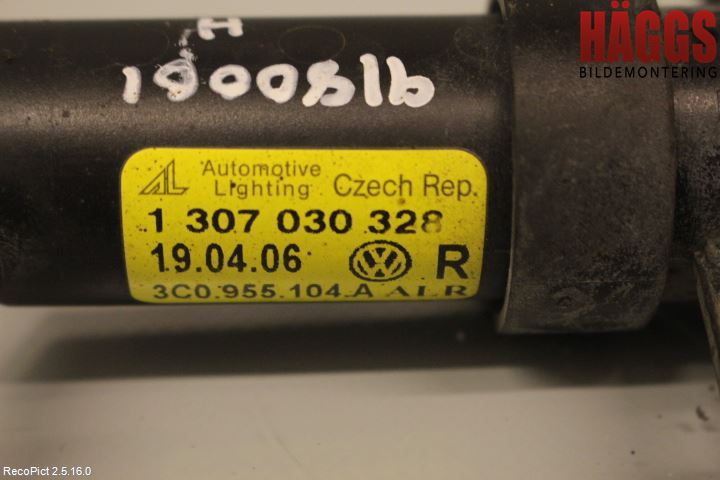 Volkswagen VW PASSAT 05-11 Spolarmunstycke Strålkastare