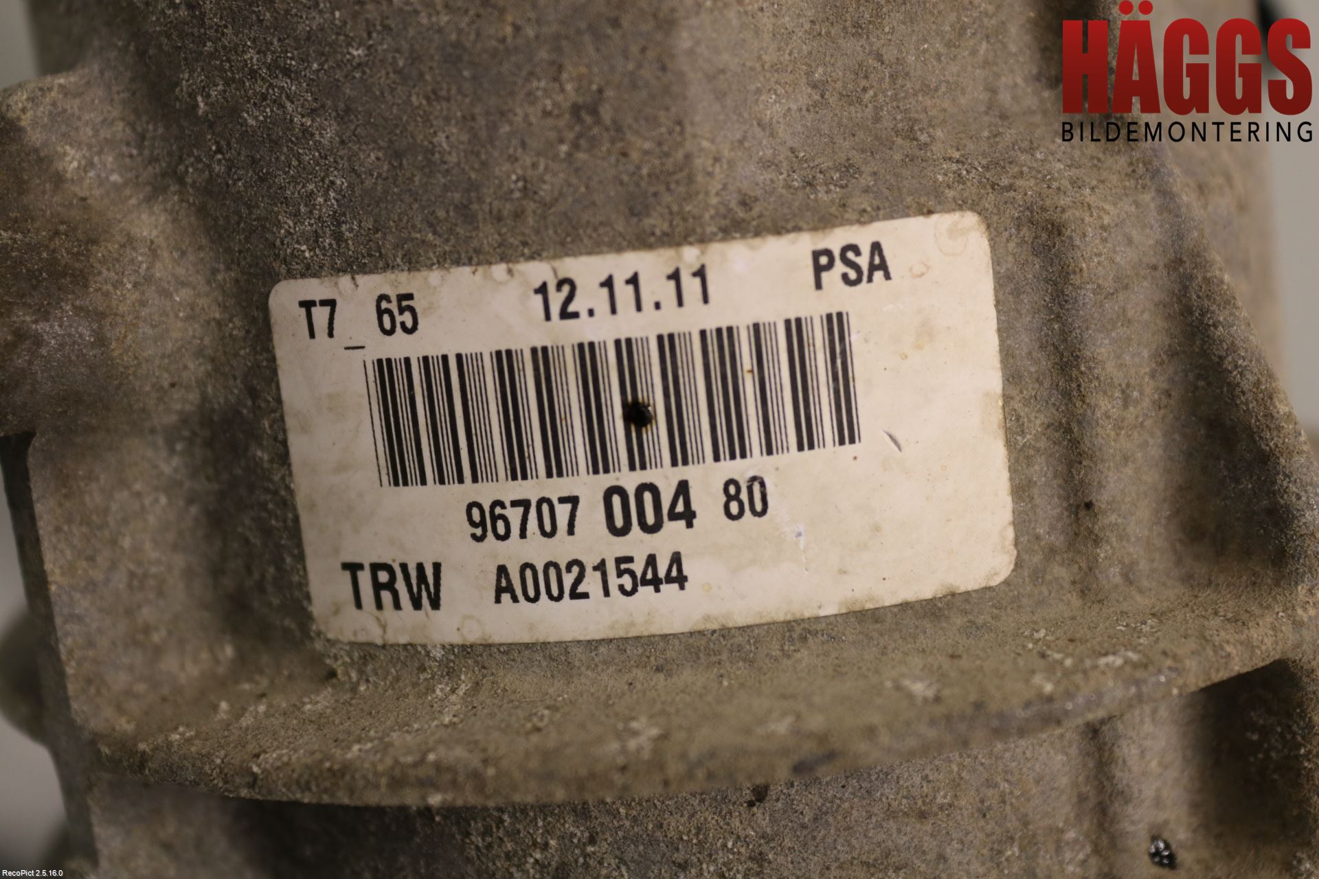 Peugeot PARTNER 08-15 Styrservo Pump Elektrisk