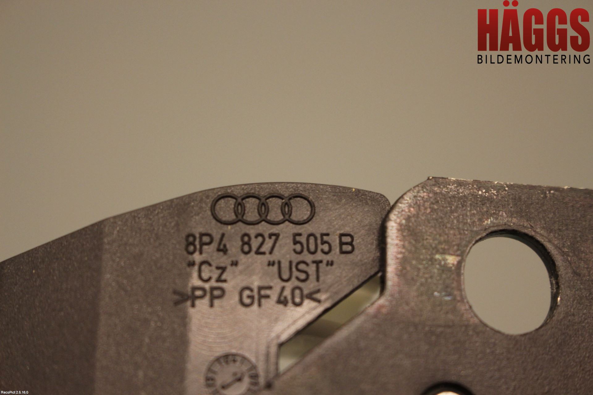 Audi A3/S3 05-13 Låskista Baklucka