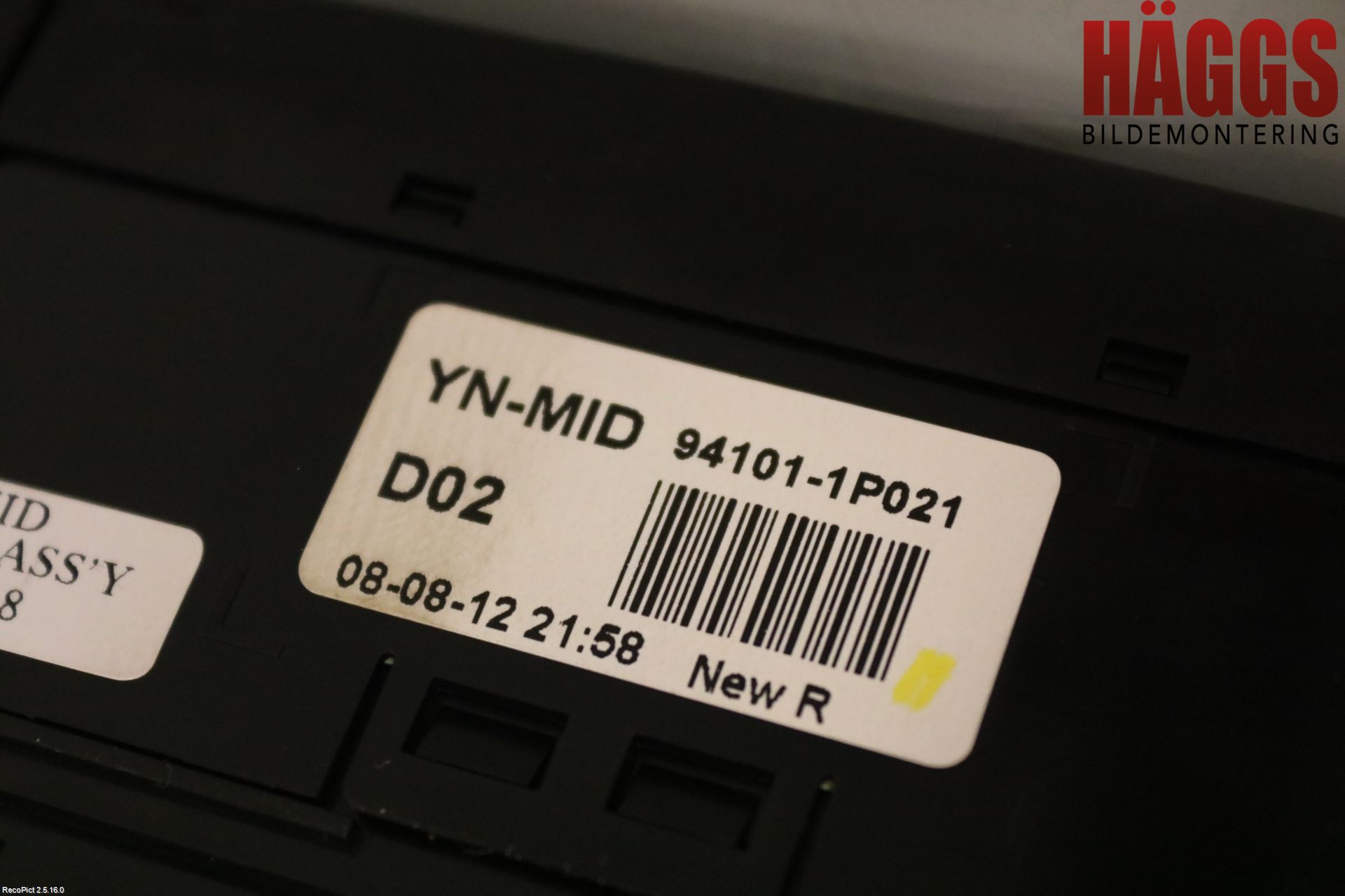 Kia VENGA 10-19 Färddator