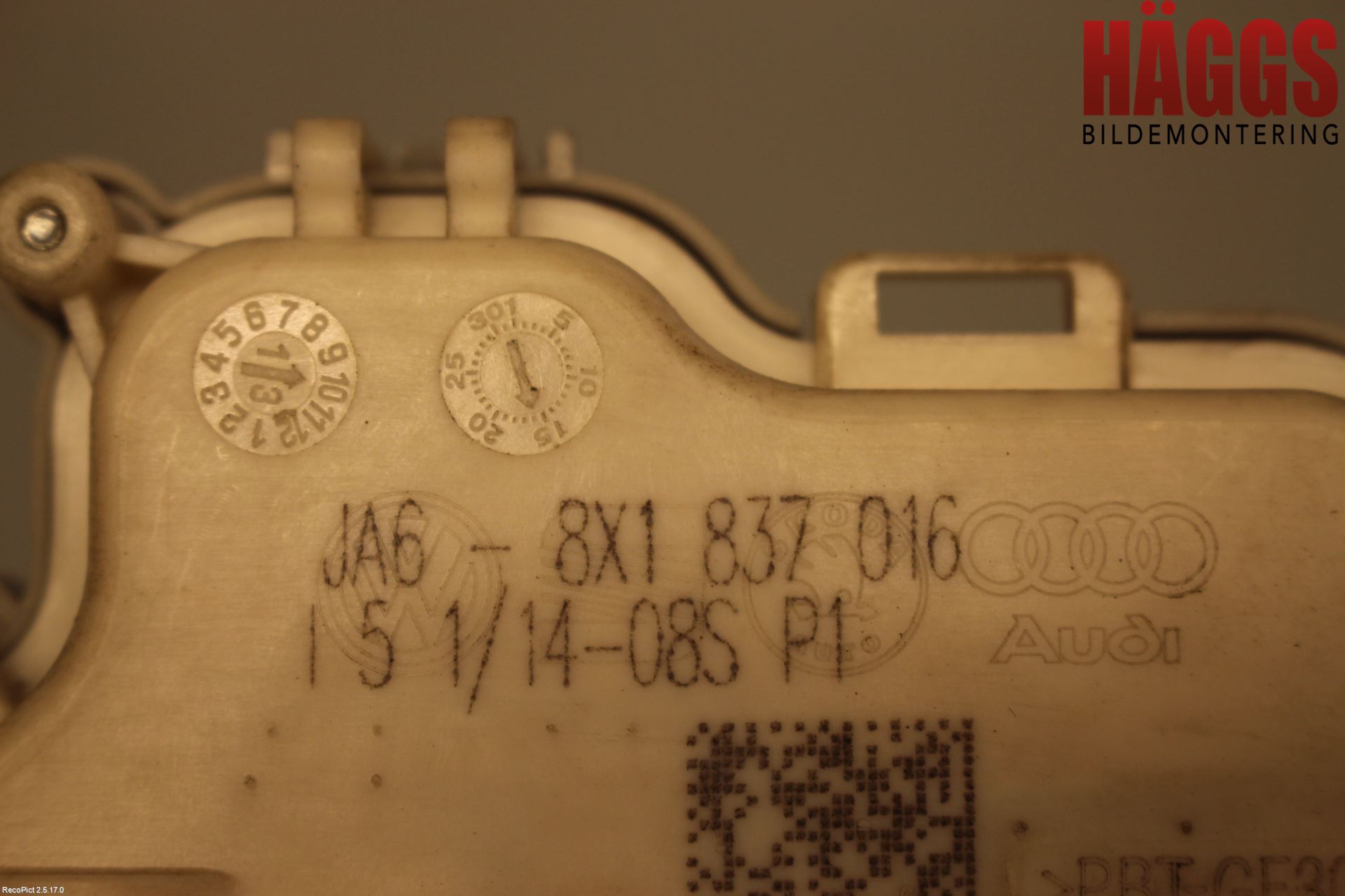 Audi A3/S3 8V 13-20 Låskista-Dörrlås