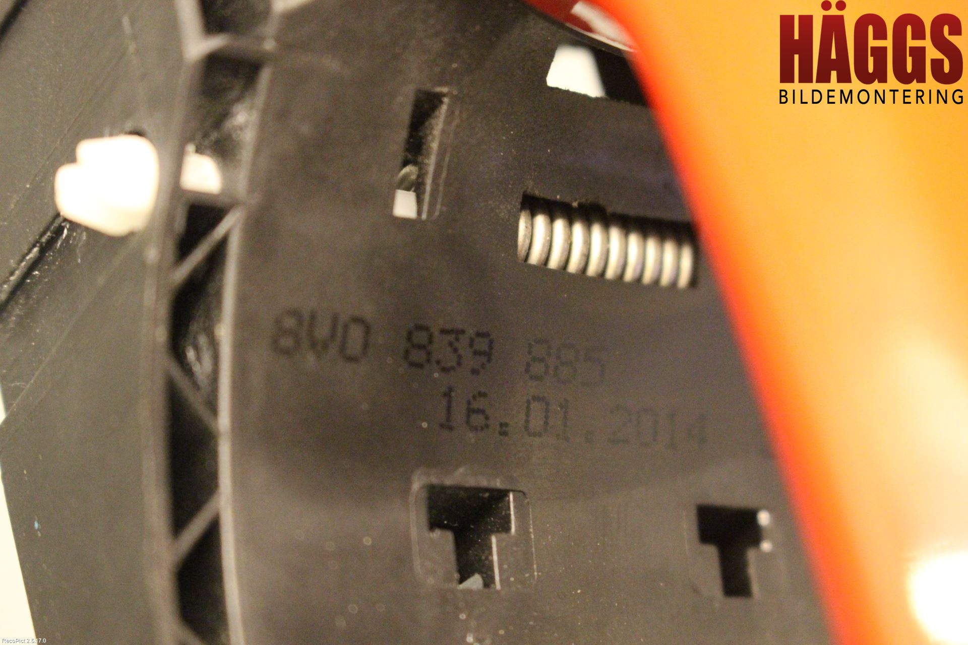 Audi A3/S3 8V 13-20 Dörrhandtag Yttre Hö