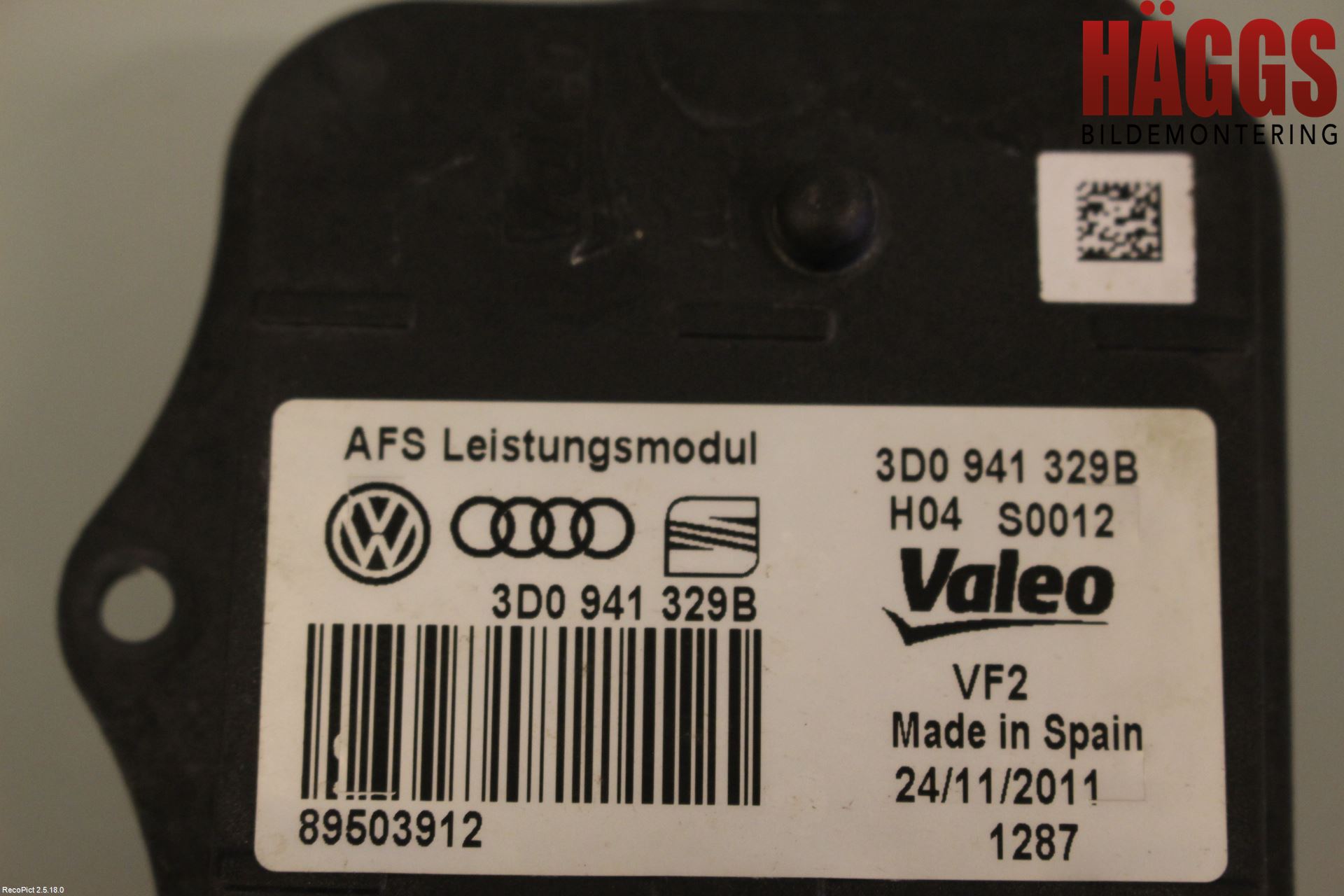 Volkswagen VW PASSAT 11-14 Styrenhet Strålkastare