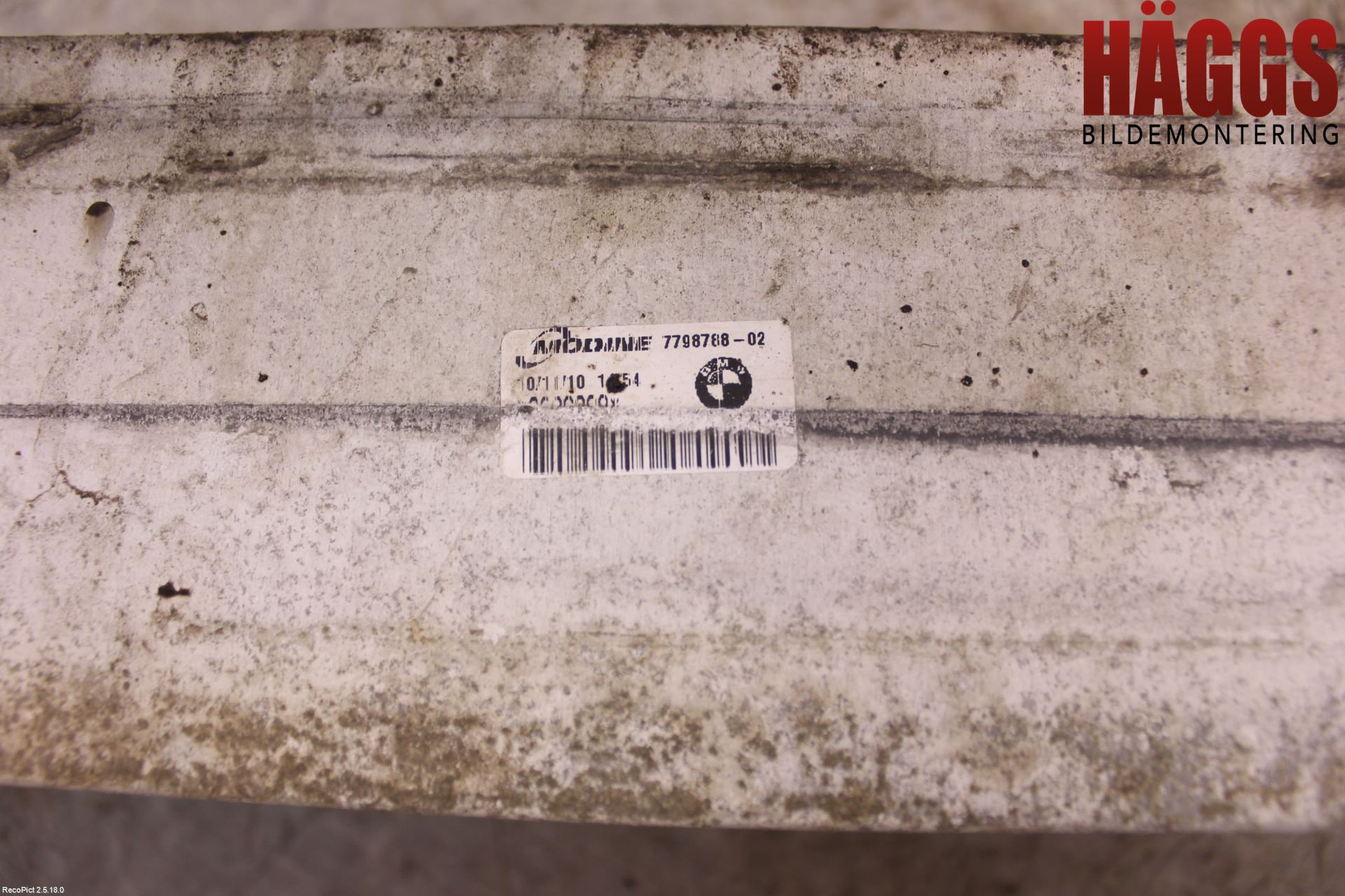 BMW 3 E90/91 SED/TOU 05-12 Laddluft-Intercooler Kyl