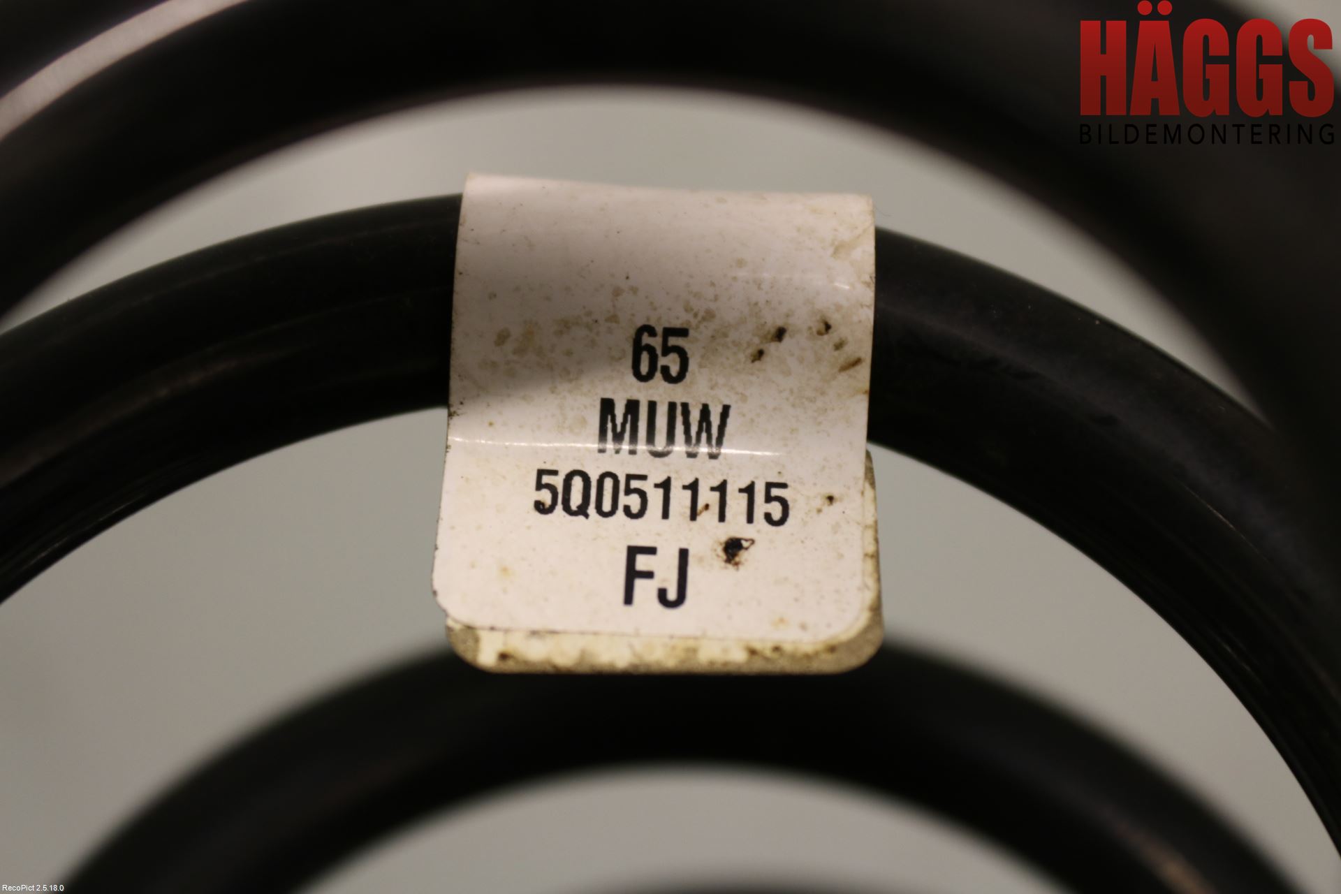 Audi A3/S3 8V 13-20 Fjäder Bak