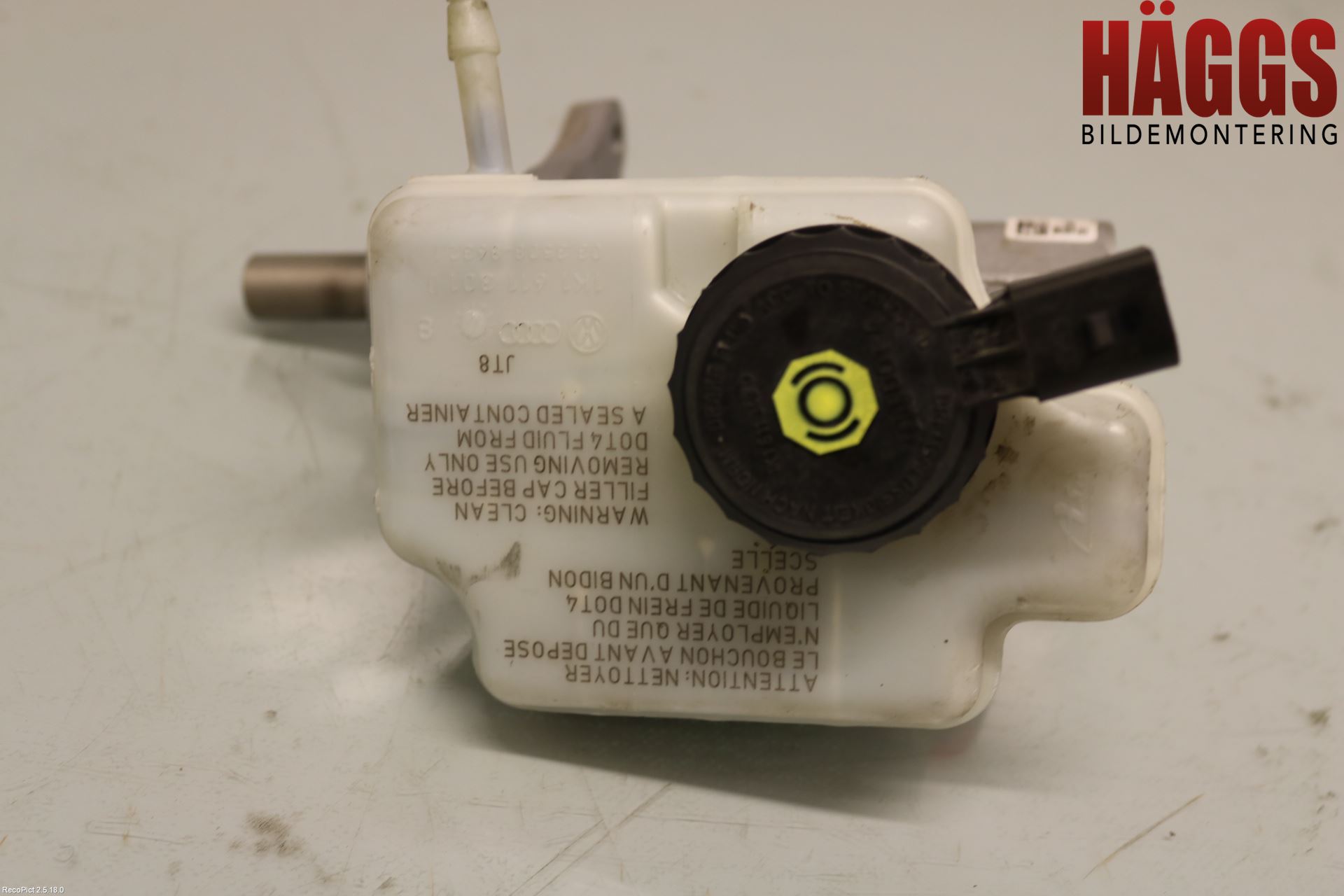 Volkswagen VW TOURAN 10-15 Broms Huvudcylinder