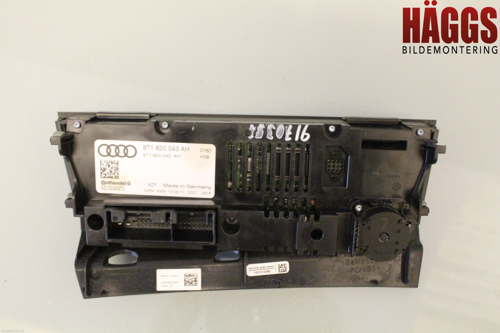 Audi A4 ALLROAD 09-16 Ac Styrenhet Ac Manöveren