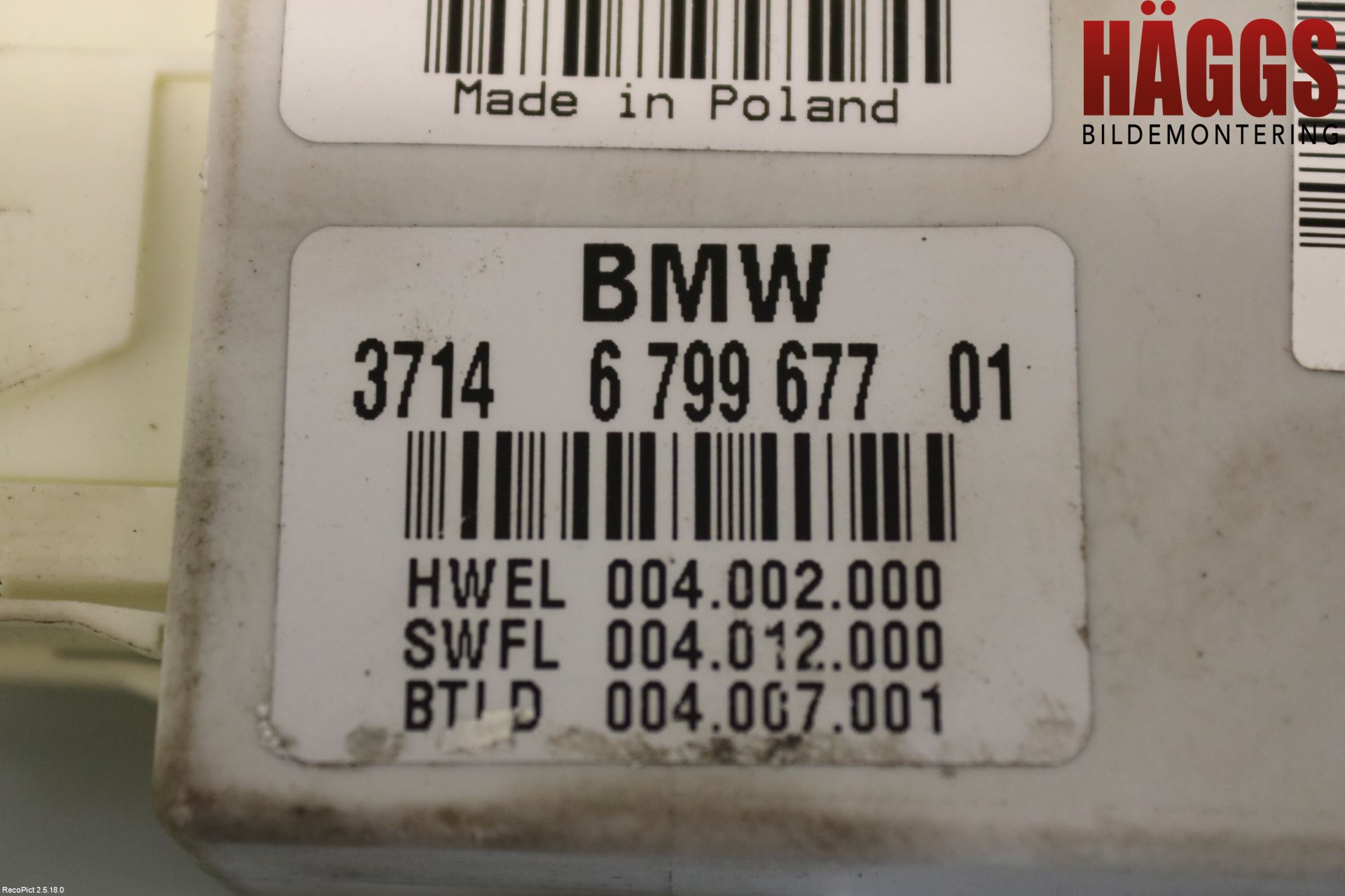 BMW 5 F10/F11/F18 09-17 Styrenhet Fjädring