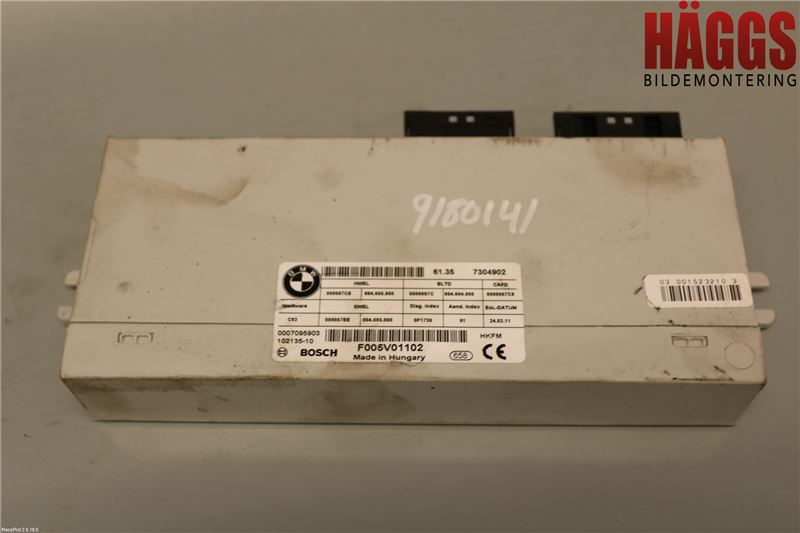 BMW 5 F10/F11/F18 09-17 Styrenhet Baklucka