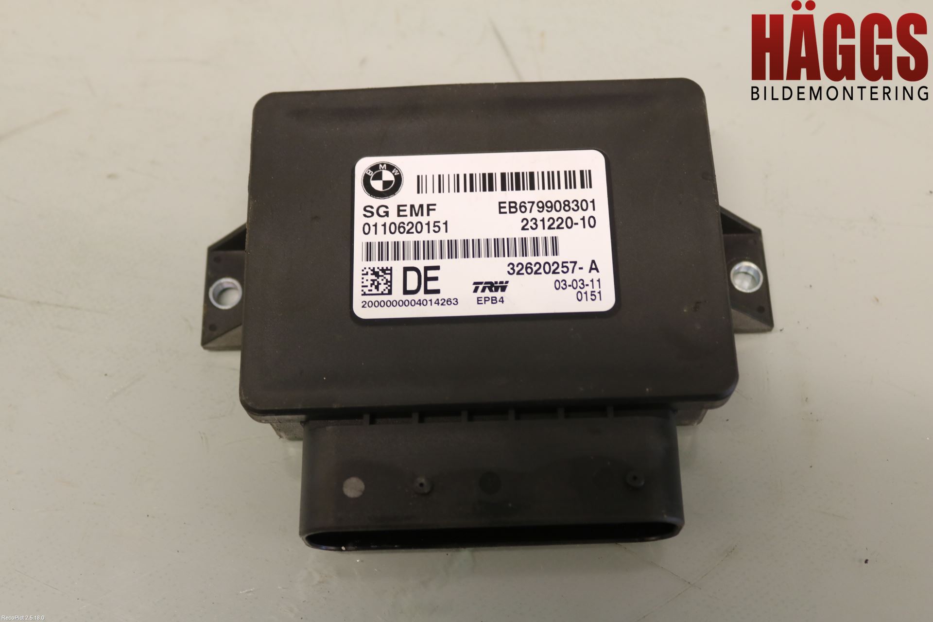 BMW 5 F10/F11/F18 09-17 Styrenhet Övrigt