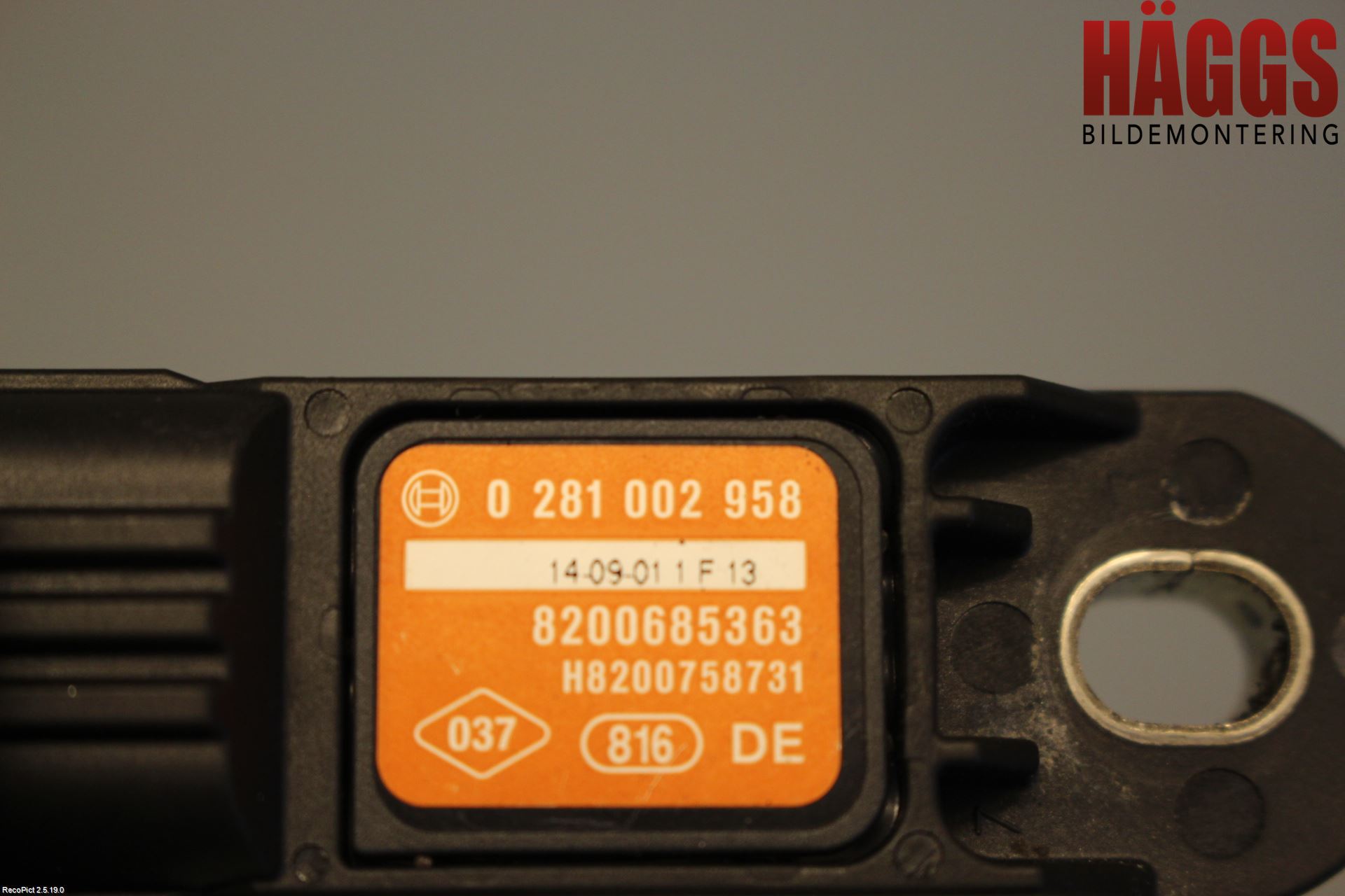 Renault MASTER III  10-14 Givare Laddluftstryck