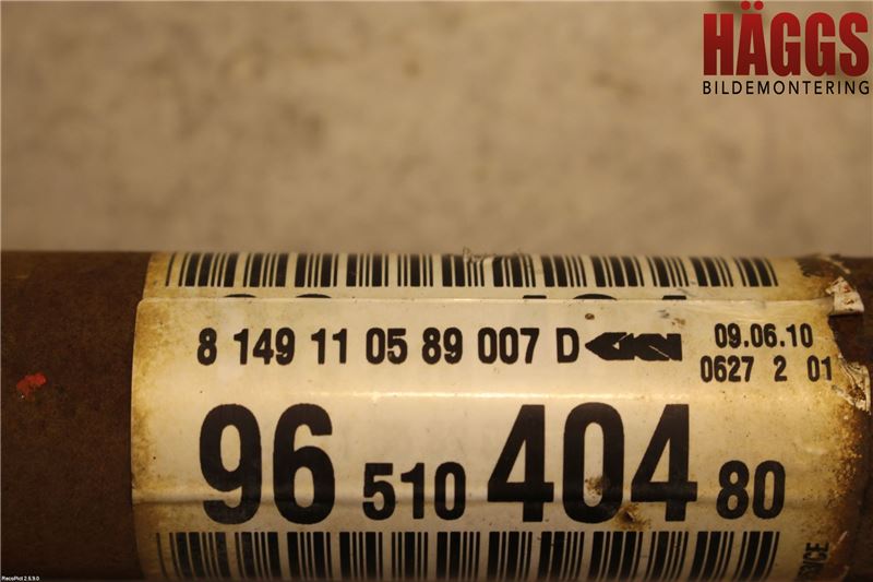 Peugeot 207 Drivaxel Fram Höger