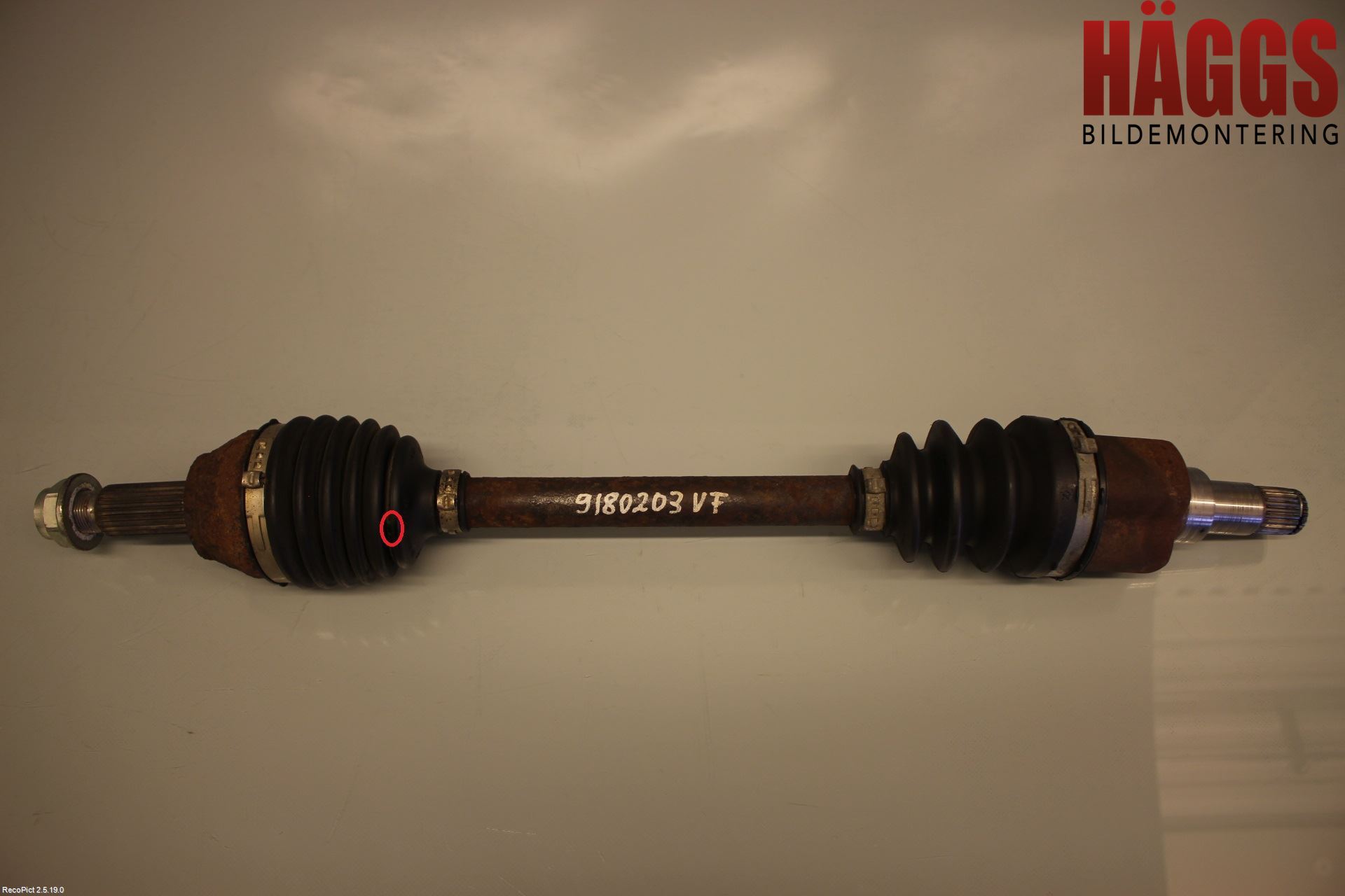 Ford FIESTA 09-12 Drivaxel Fram Vänster