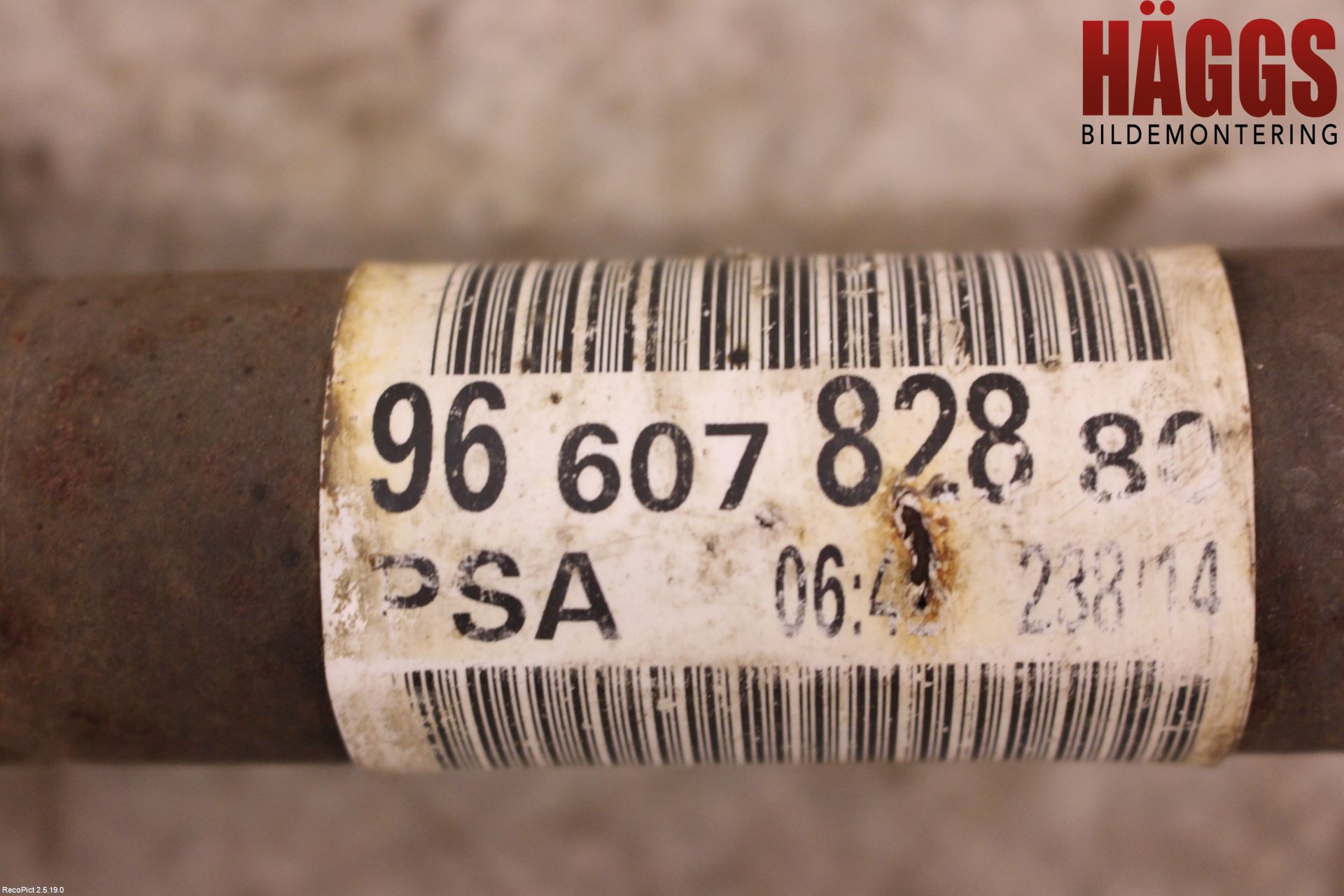 Citroen BERLINGO 08-18 Drivaxel Fram Höger