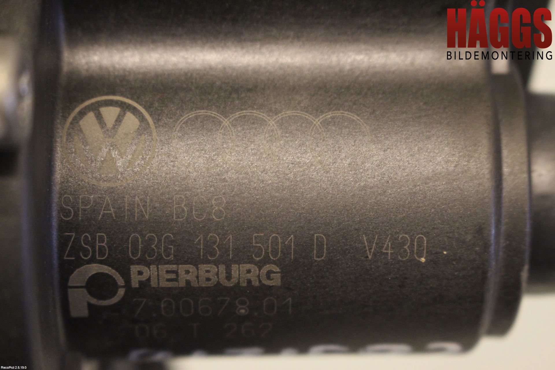 Volkswagen VW PASSAT 05-11 Egr Ventil