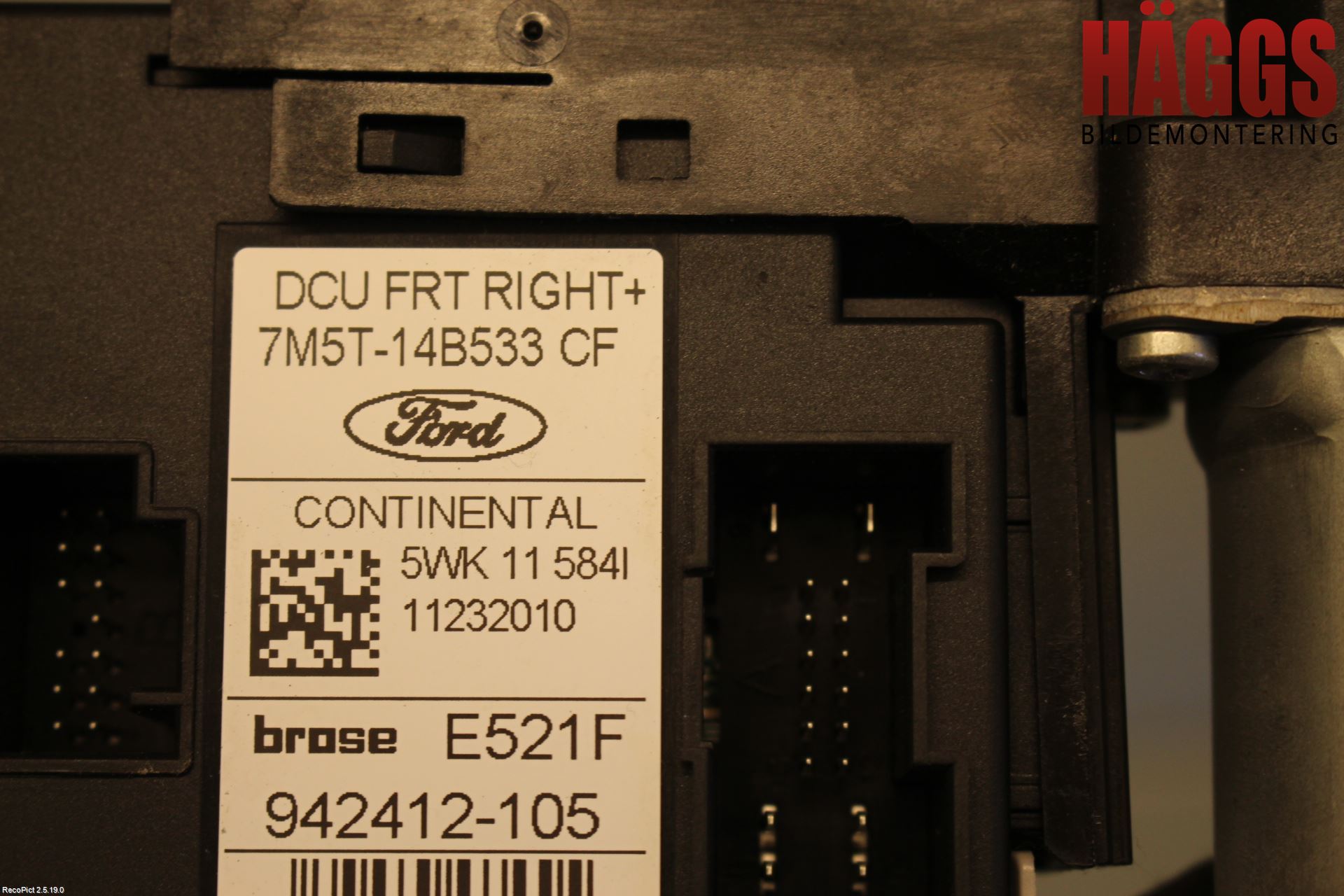 Ford KUGA 08-12 Fönsterhissmotor