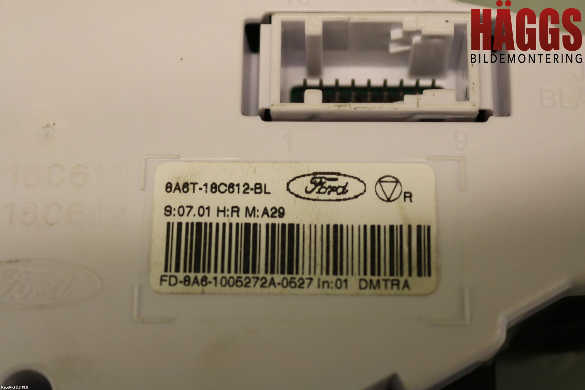 Ford FIESTA 09-12 Ac Styrenhet Ac Manöveren