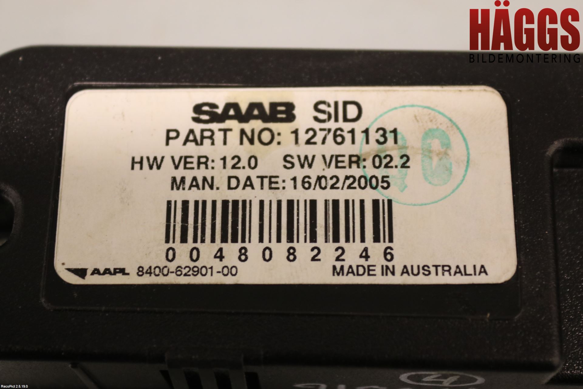 Saab 9-5 -05 Färddator