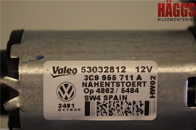Volkswagen VW TIGUAN 16-24 Torkarmotor Baklucka
