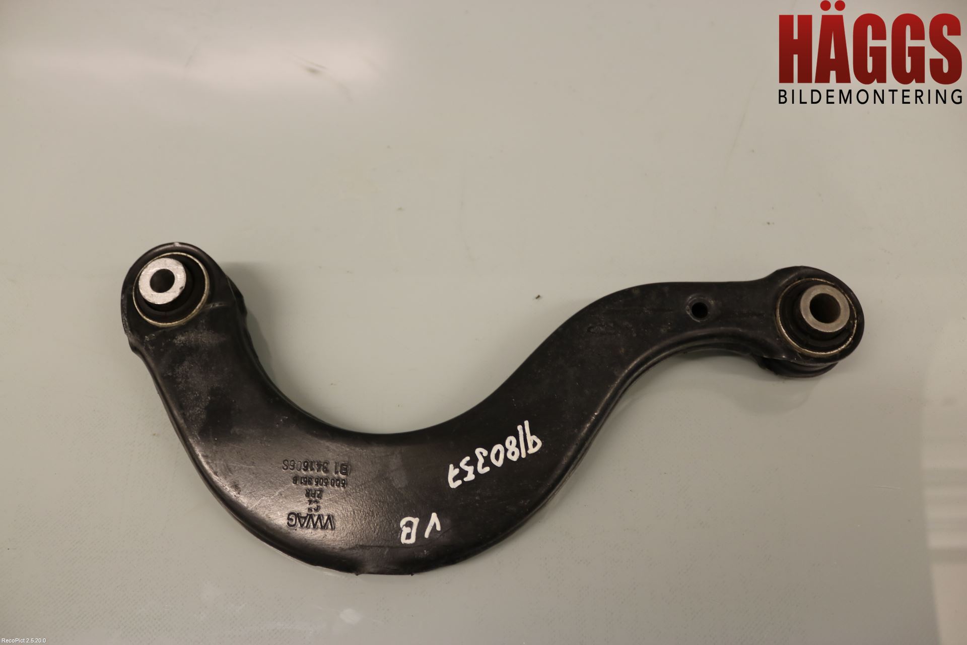 Volkswagen VW TIGUAN 16-24 Bärarm Bak Övre Vänster